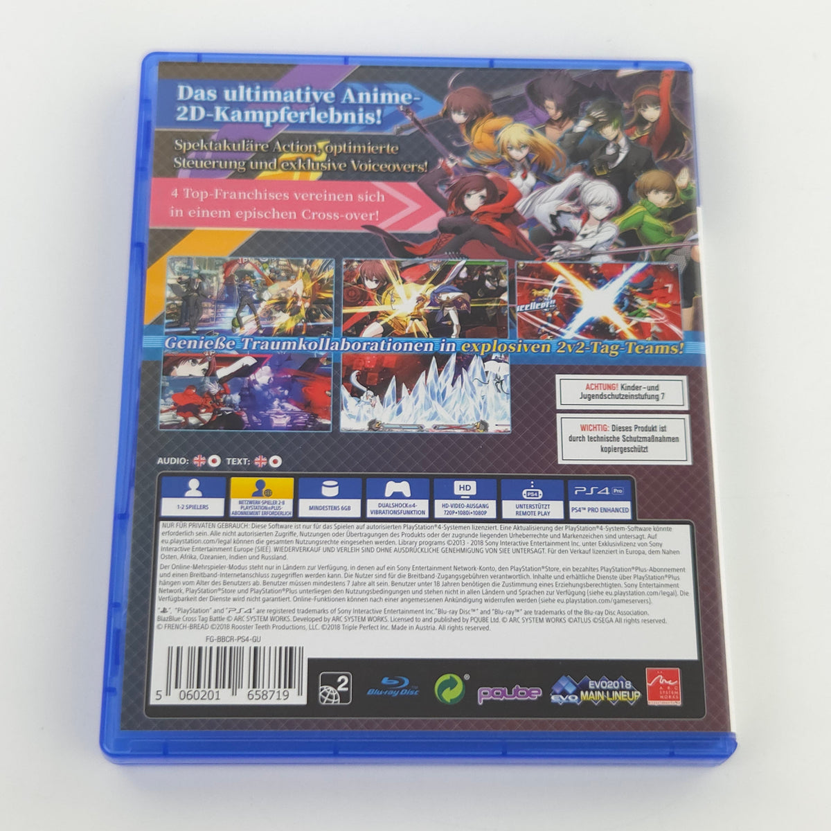 Sony Playstation 4 Spiel: Blazblue Cross Tag Battle - PS4 OVP (PAL DE)