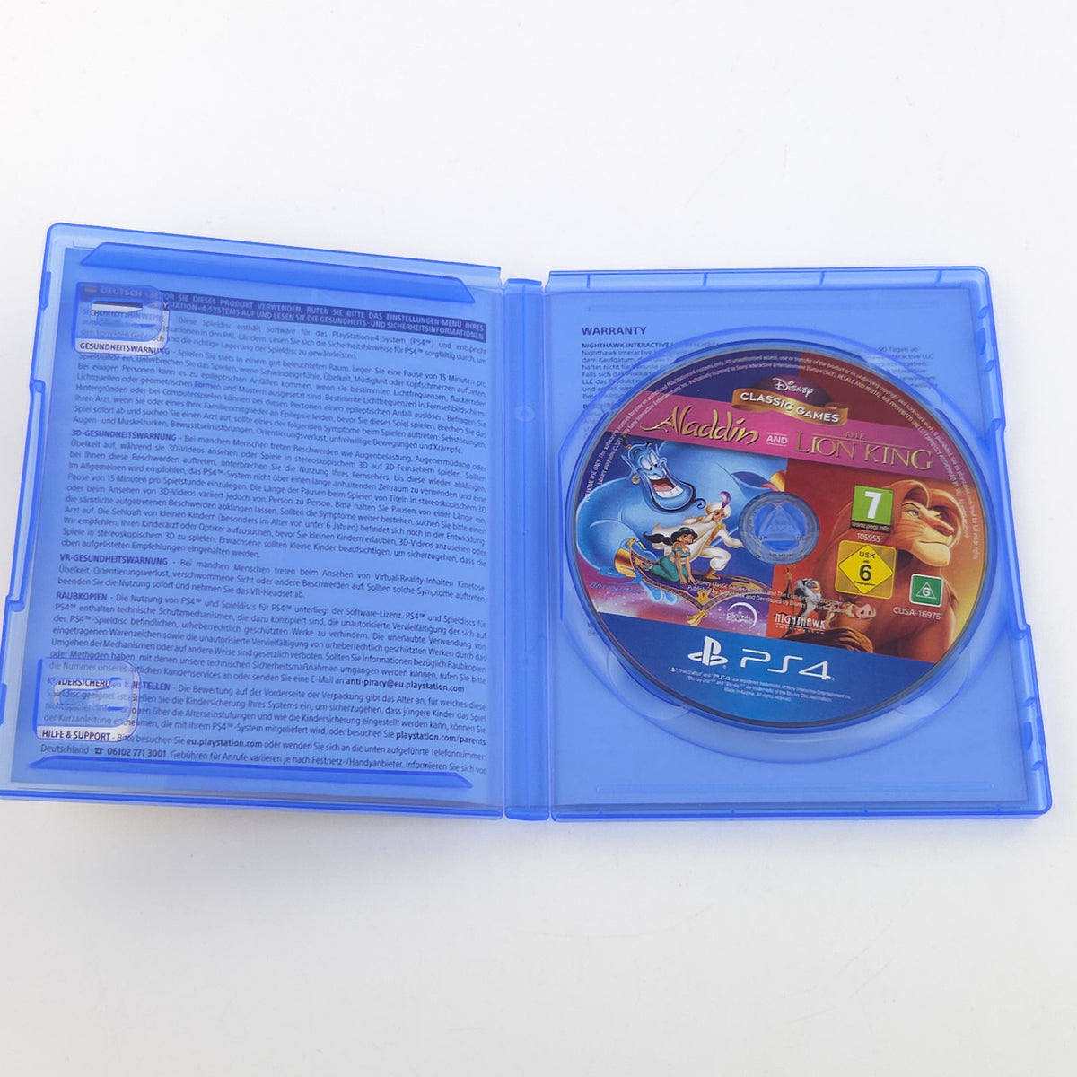 Sony Playstation 4 Spiel Aladdin König der Löwen OVP