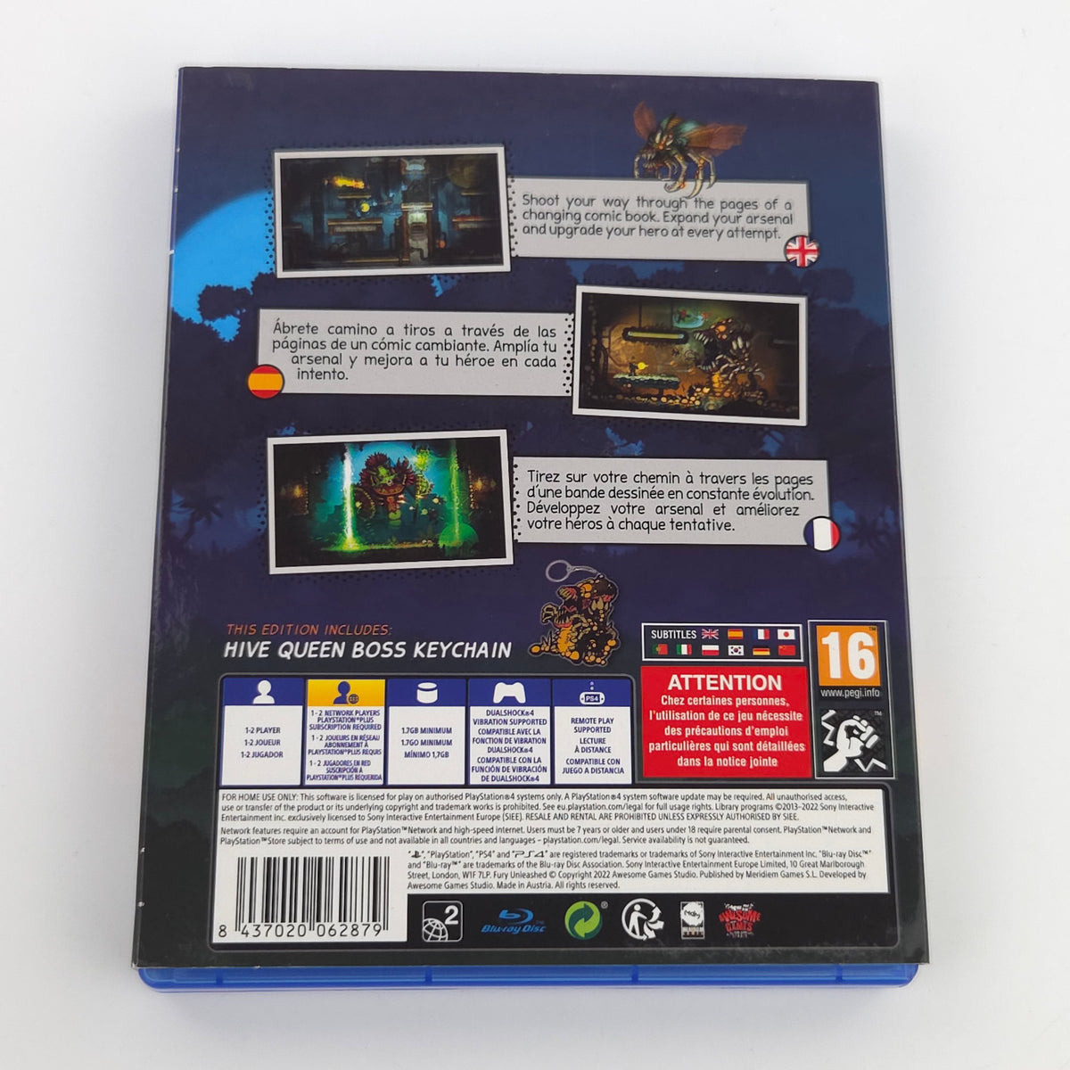 Sony Playstation 4 Spiel: Fury Unleashed - PS4 CD-ROM OVP (PAL EUR)