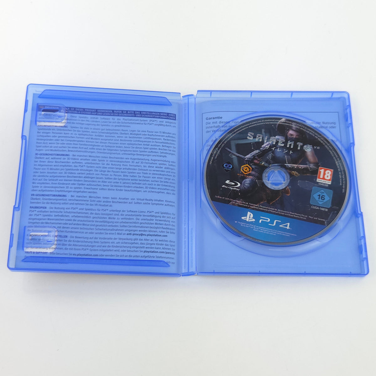 Sony Playstation 4 Spiel: Sairento - PS4 VR OVP Bluray (PAL DE)