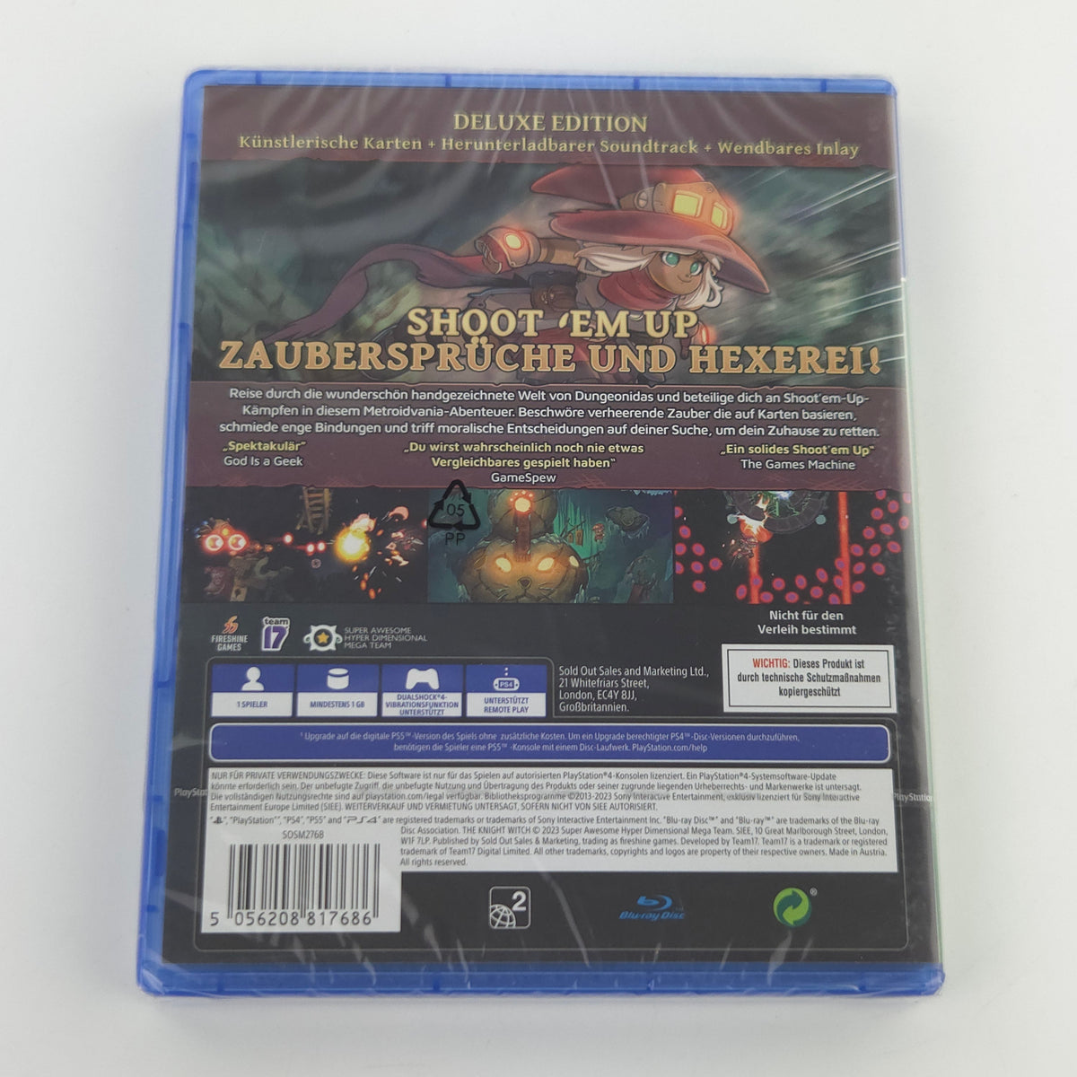 Playstation 4 Spiel The Knight Witch Deluxe Neu