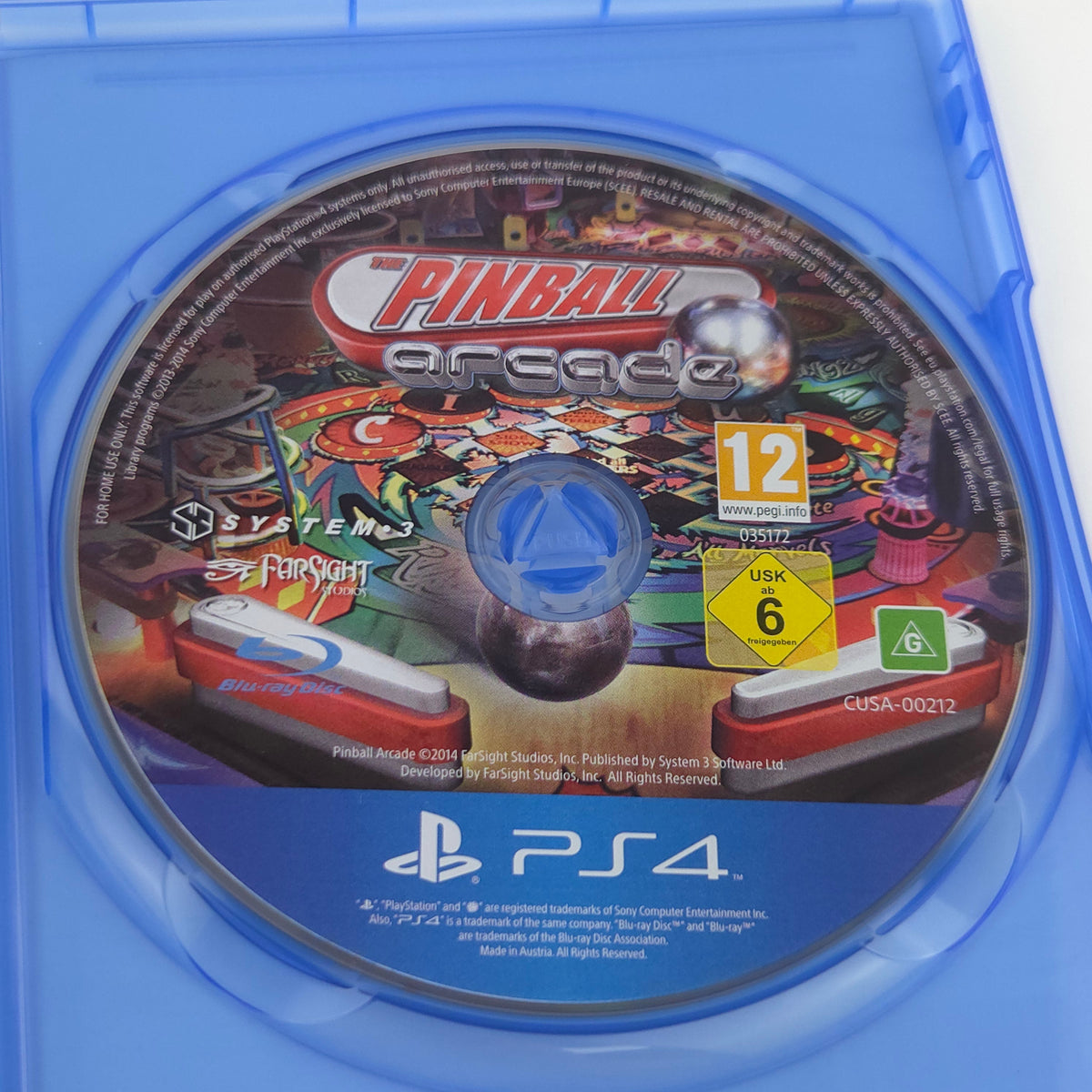 Sony Playstation 4 Spiel: The Pinball Arcade - PS4 OVP (PAL DE)