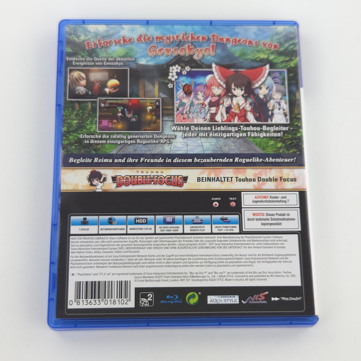 Sony Playstation 4 Spiel: Touhou Genso Wanderer - PS4 OVP (PAL DE)