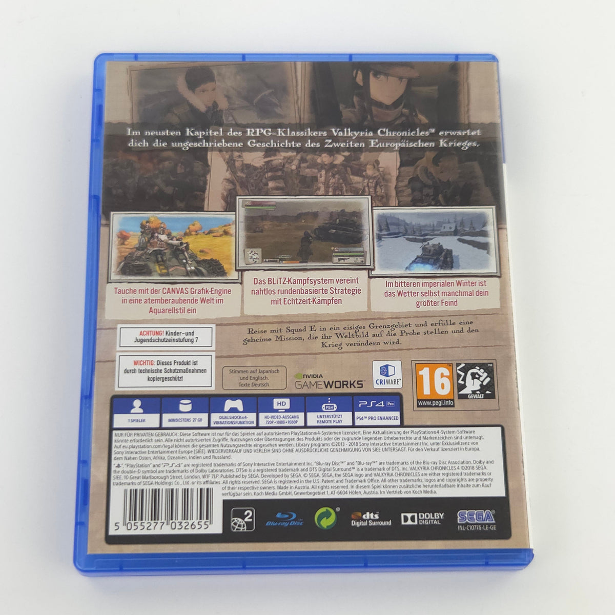 Sony Playstation 4 Spiel: Valkyria Chronicles 4 - PS4 OVP (PAL DE)