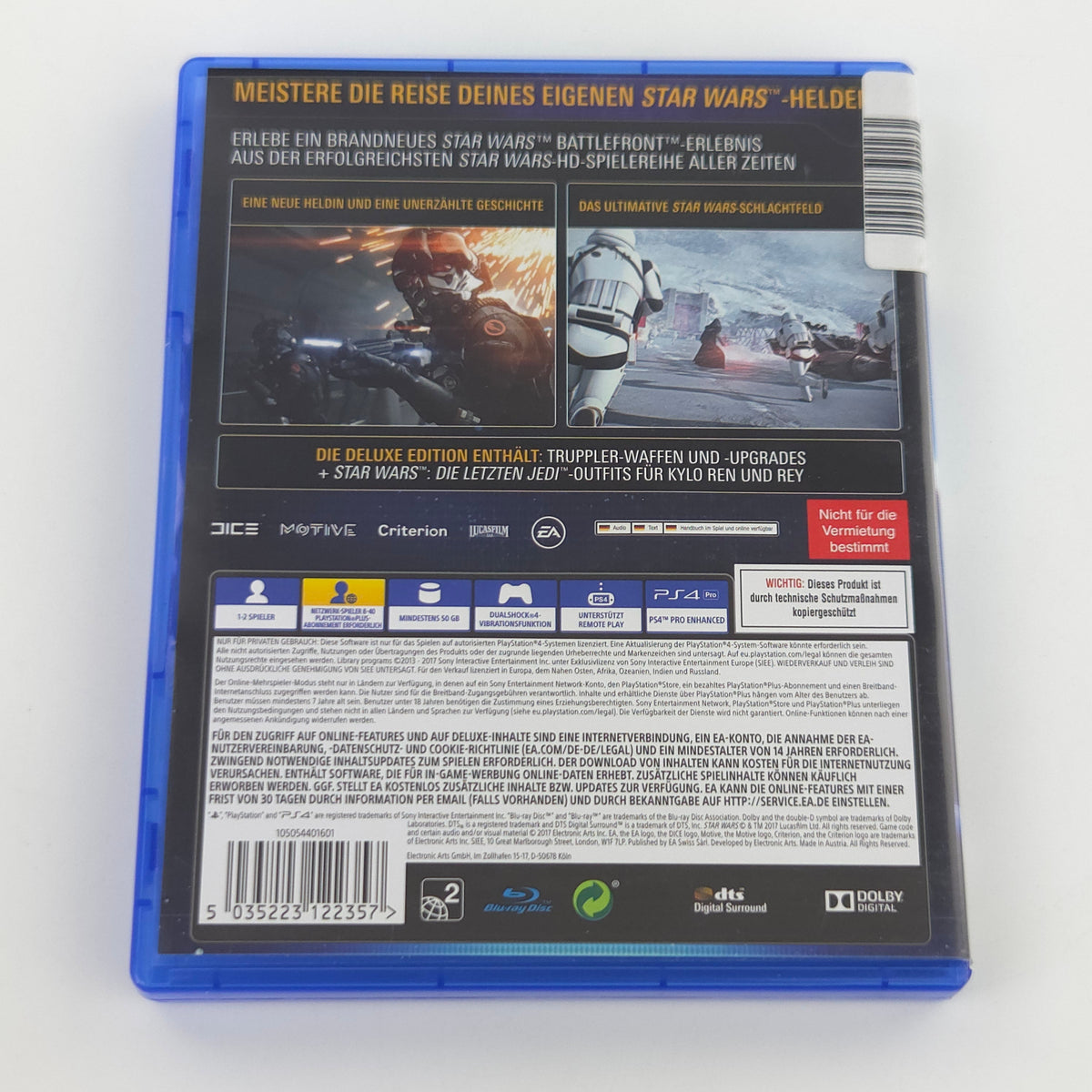Sony Playstation 4: Star Wars Battlefront II Elite Trooper Deluxe Edition - PS4