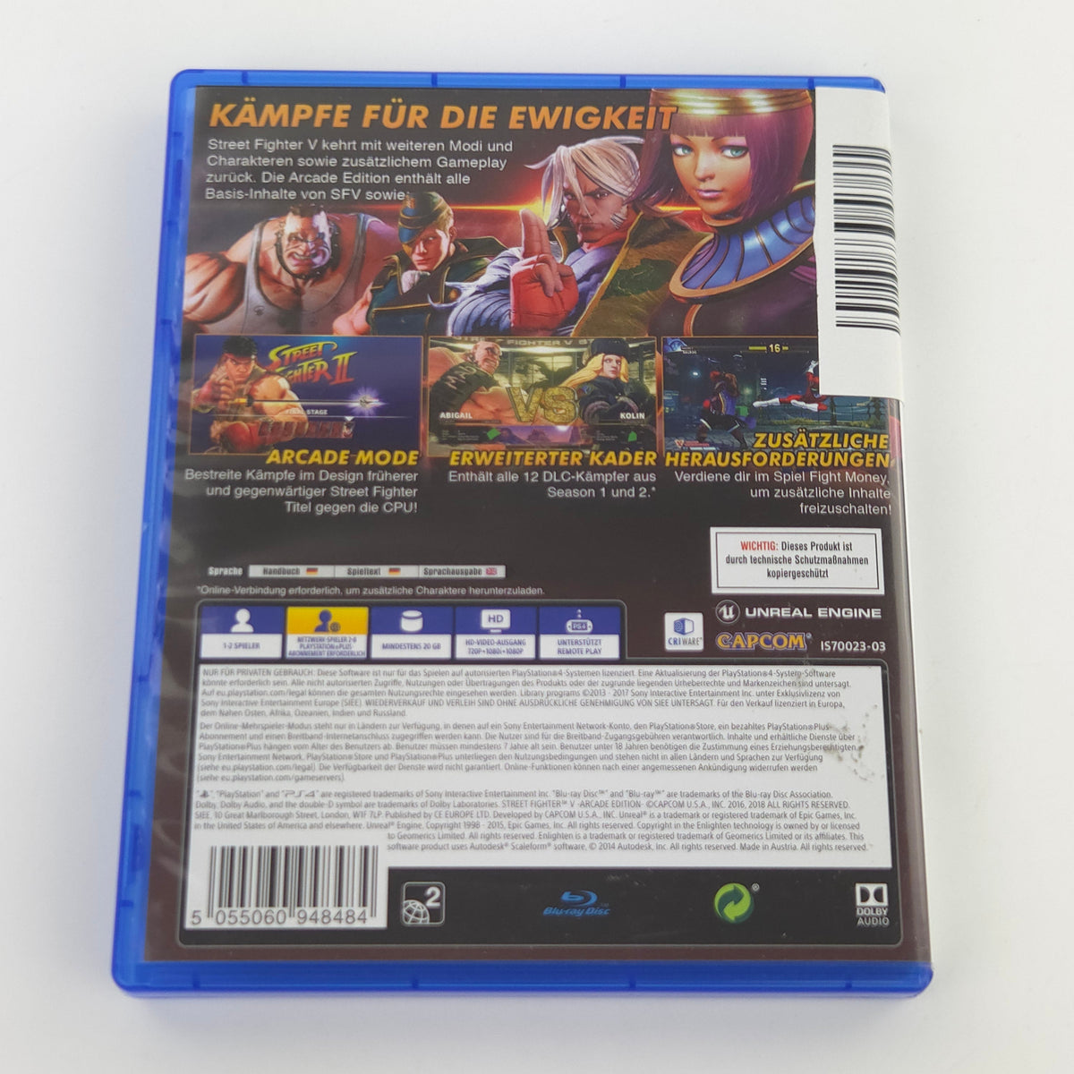 Sony Playstation 4: Street Fighter V Arcade Edition - PS4 OVP (PAL DE)