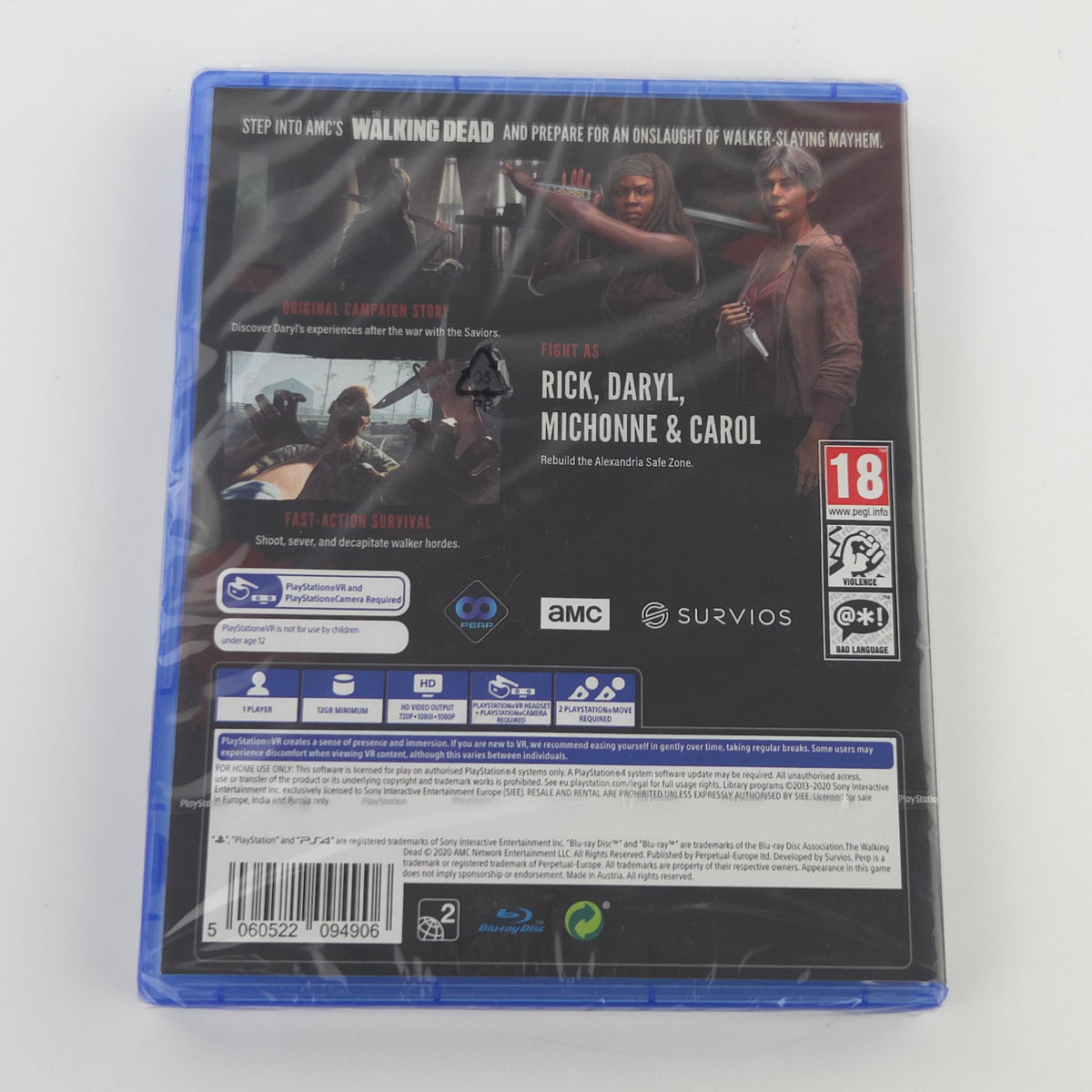 PlayStation 4 Spiel The Walking Dead Onslaught Neu