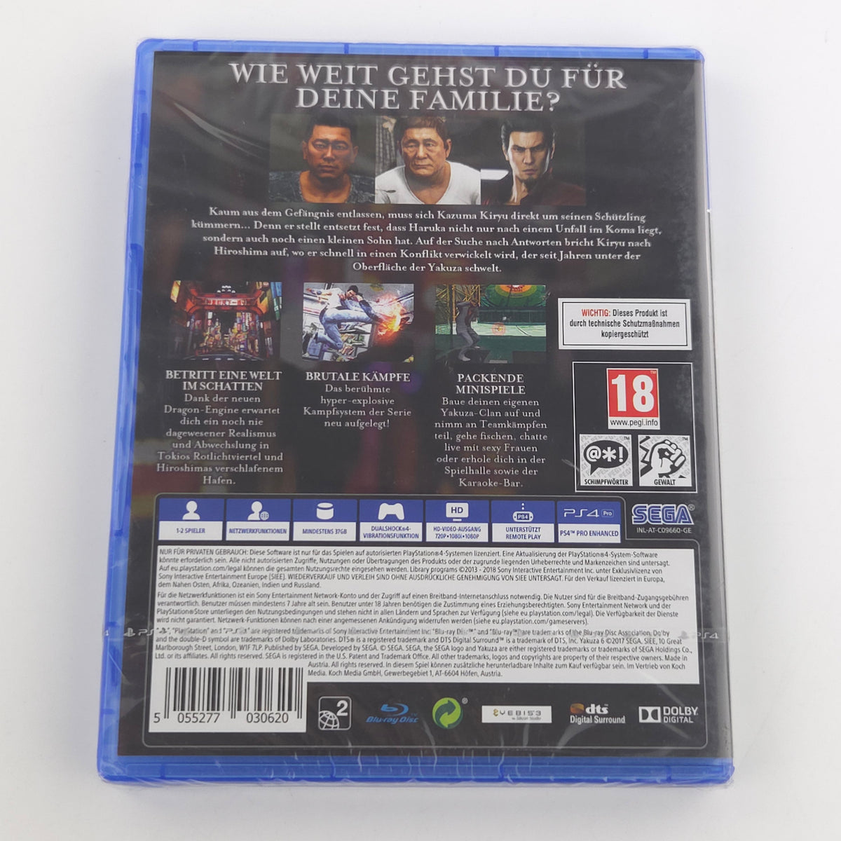PlayStation 4 Spiel Yakuza 6 The Song of Life Neu
