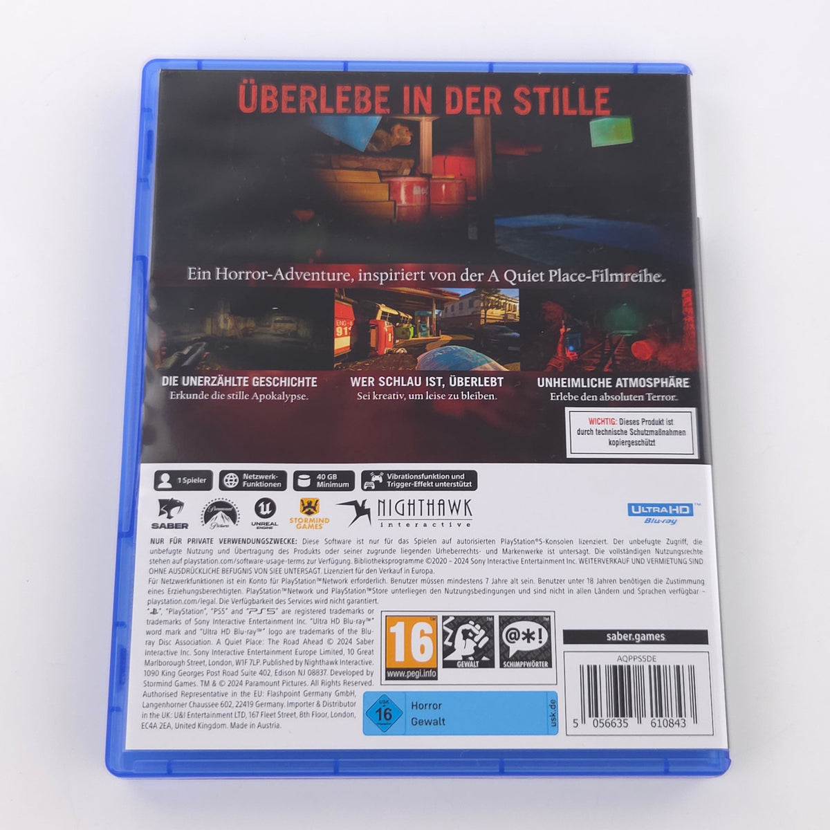 Sony Playstation 5 Spiel: A Quit Place The Road Ahead - PS5 OVP Bluray (PAL DE)