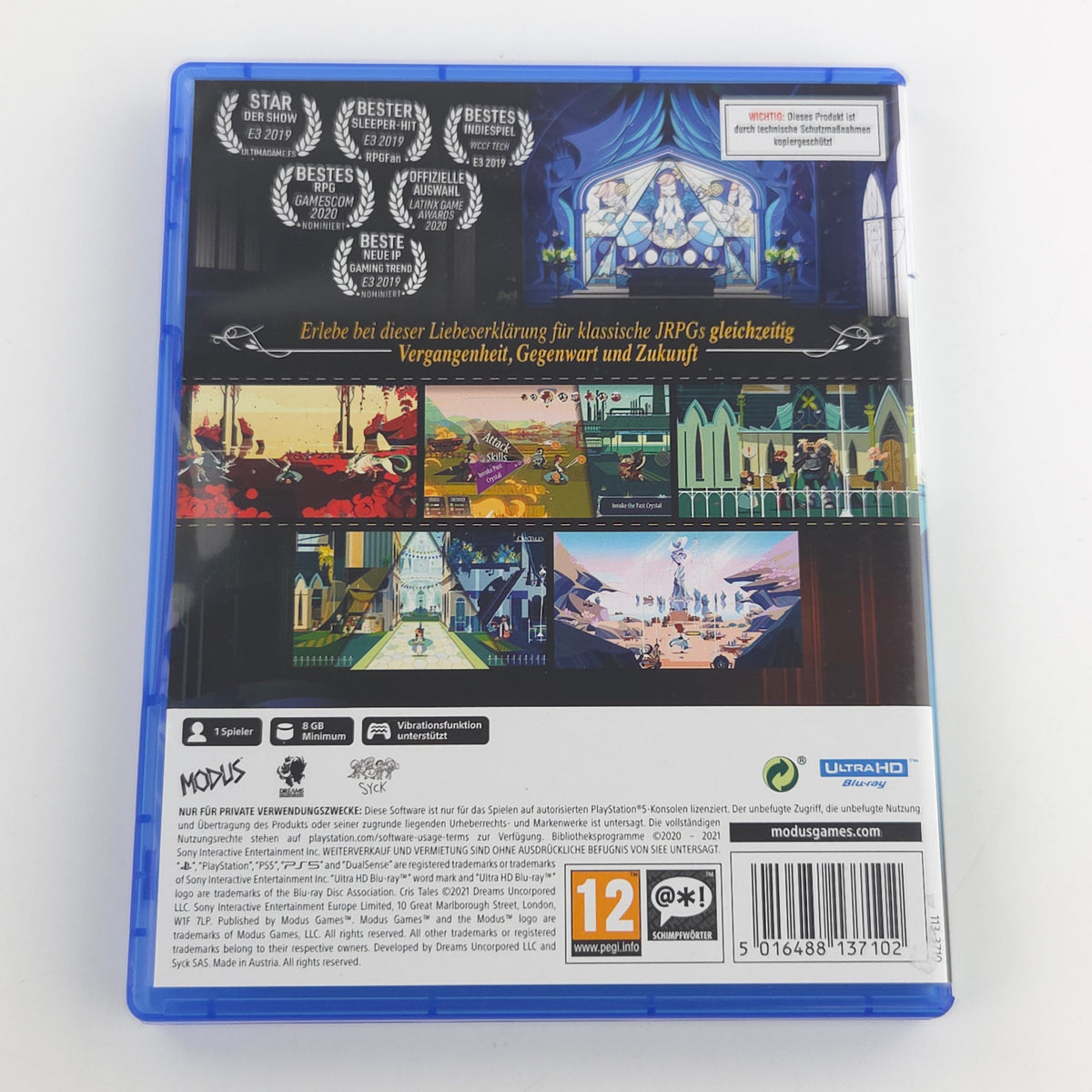 PlayStation 5 Spiel Cris Tales OVP