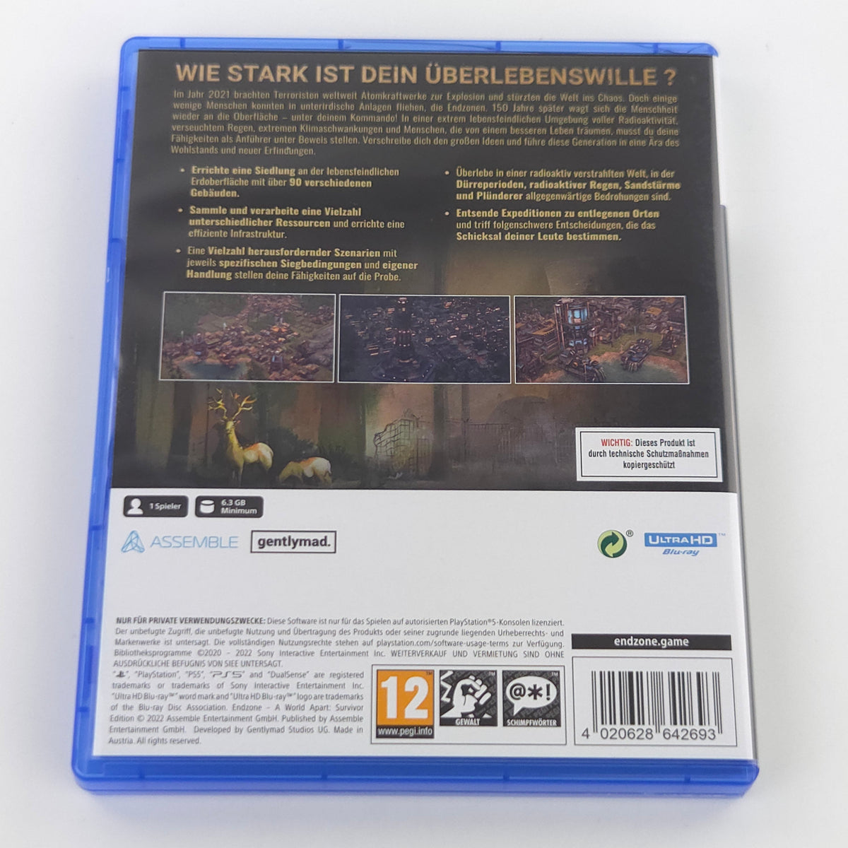 Sony Playstation 5 Spiel: Endzone A World Apart Survivor Edi- PS5 OVP (PAL DE)