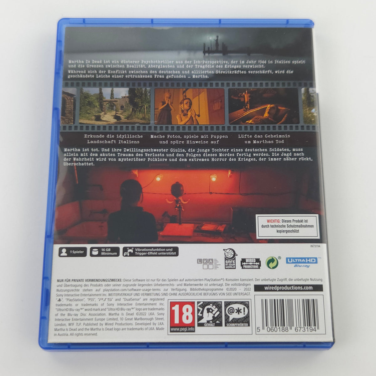 Sony Playstation 5 Spiel: Martha is dead - PS5 OVP Bluray CD (PAL DE USK16)