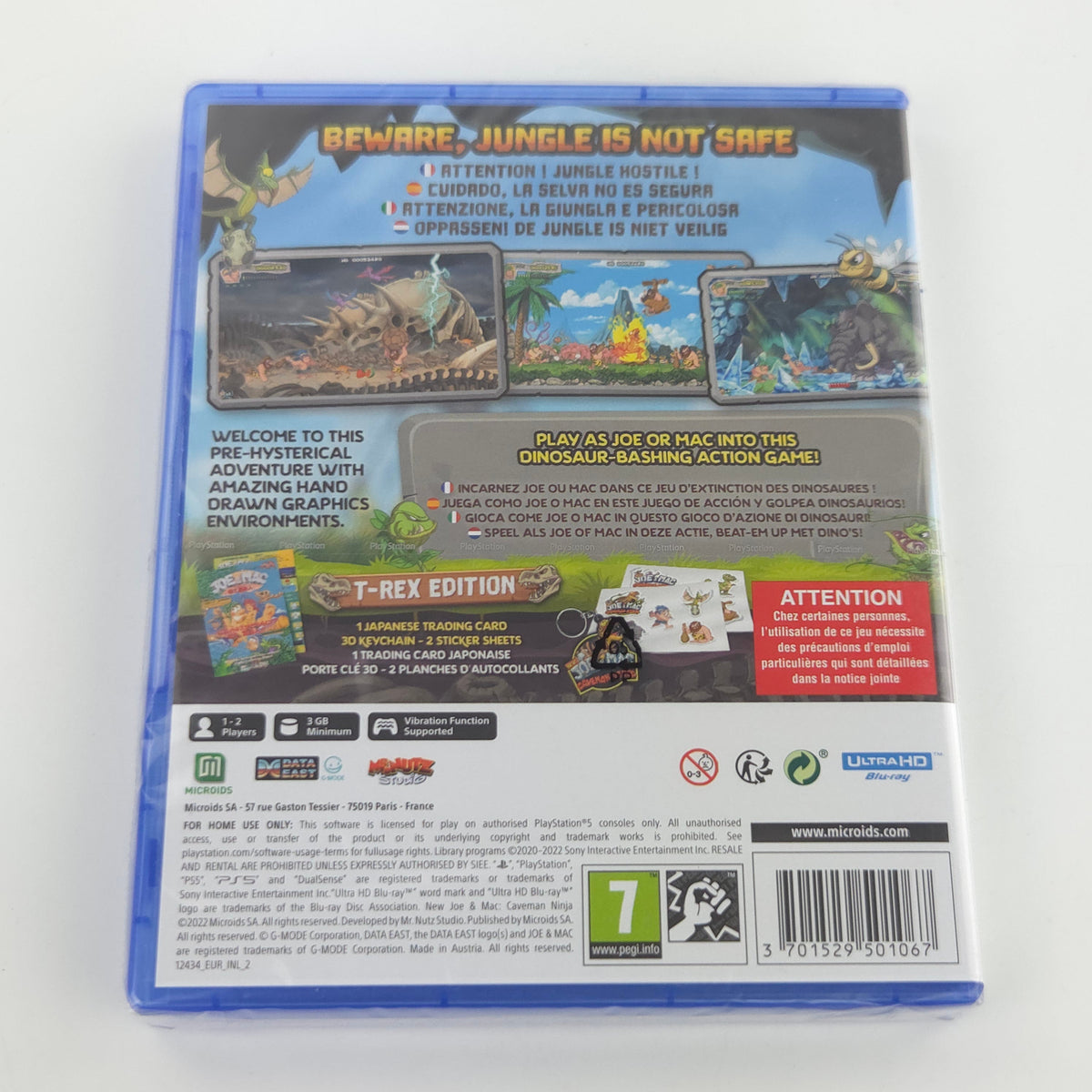 PlayStation 5 Spiel Joe Mac Caveman Ninja OVP NEU