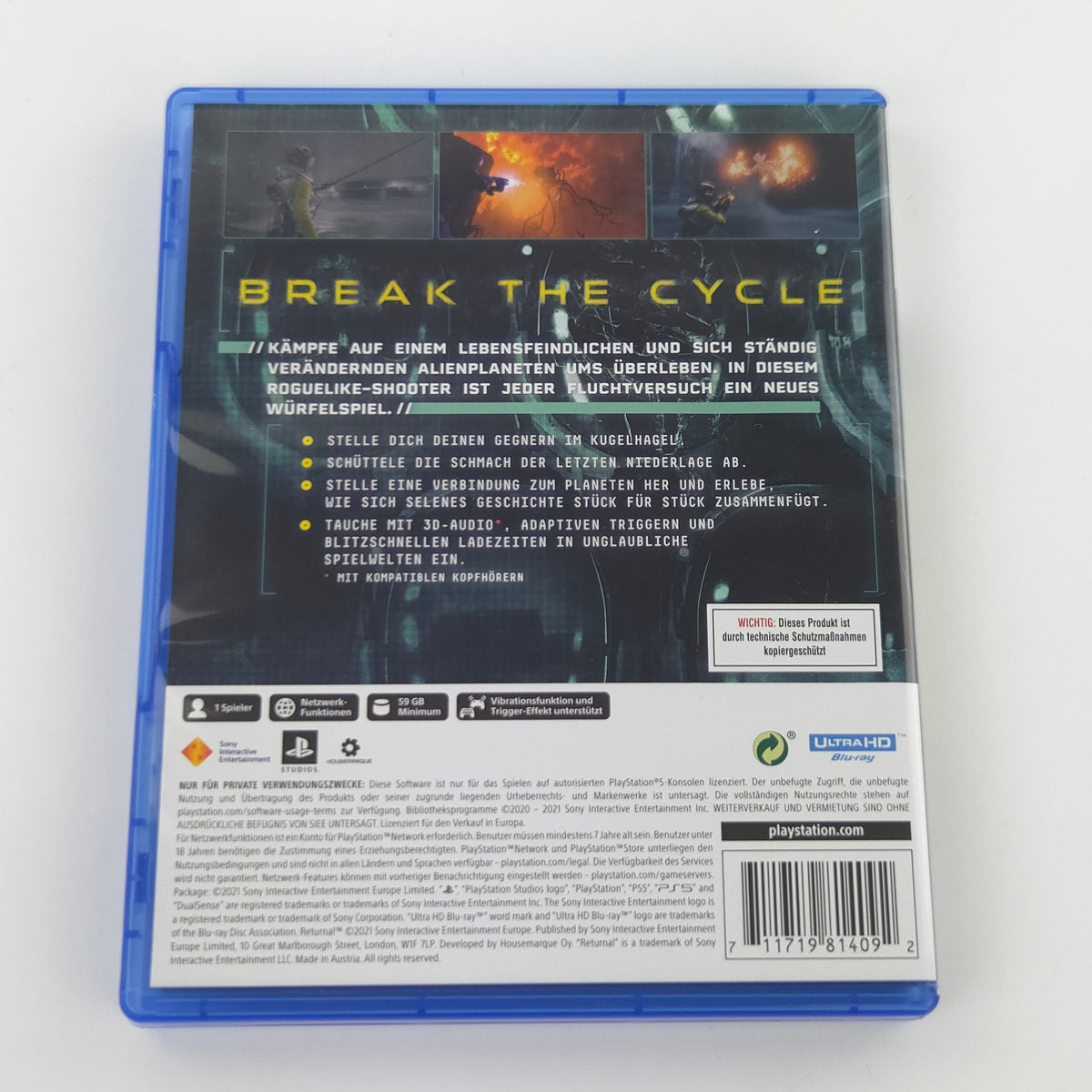Sony Playstation 5 Spiel: Returnal - PS5 OVP Bluray CD (PAL DE)