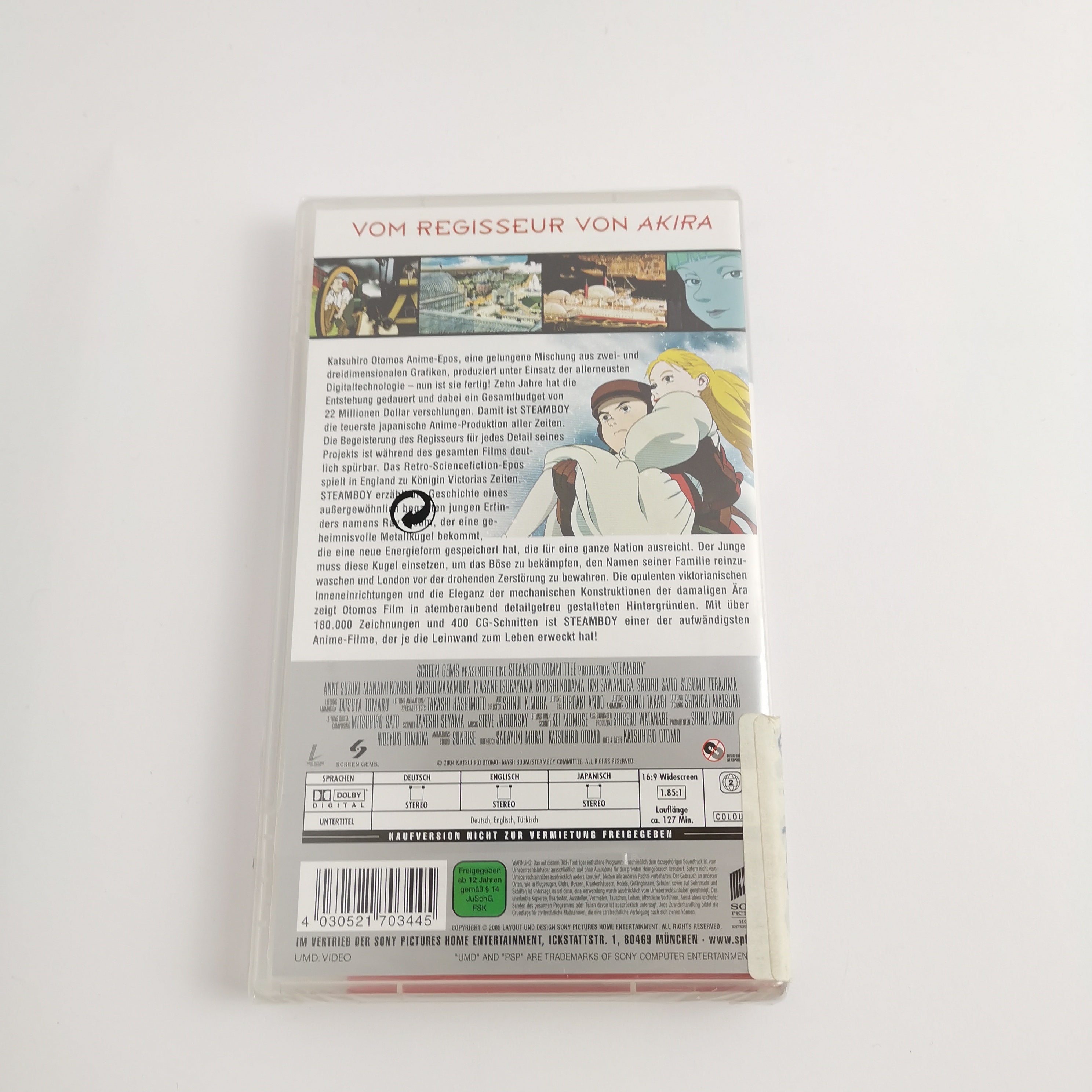 Playstation Portable UMD Video Steamboy DE Neu Sealed