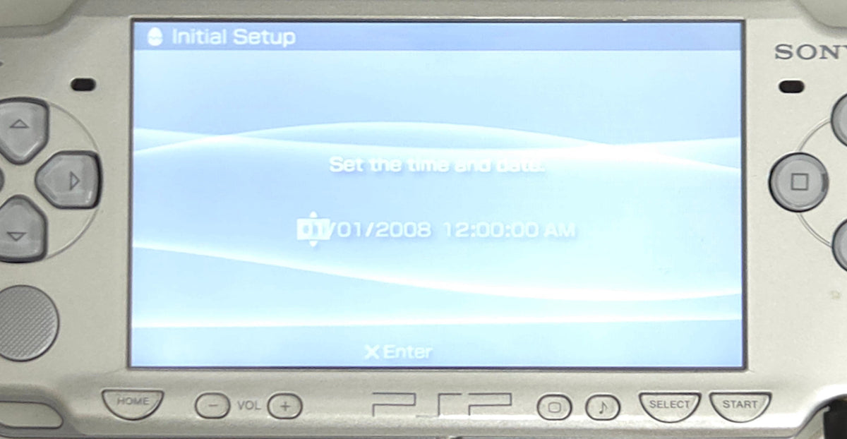 Playstation Portable Konsole Silber Original Gebrauch