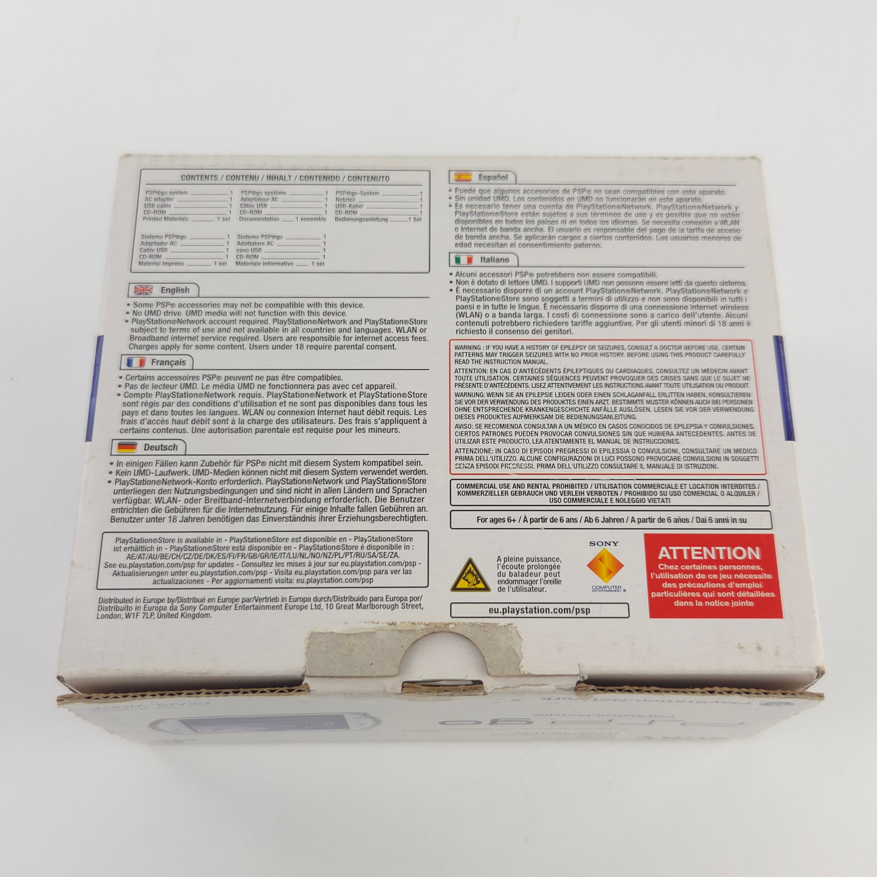 Sony PlayStation Portable Konsole Pearl White OVP