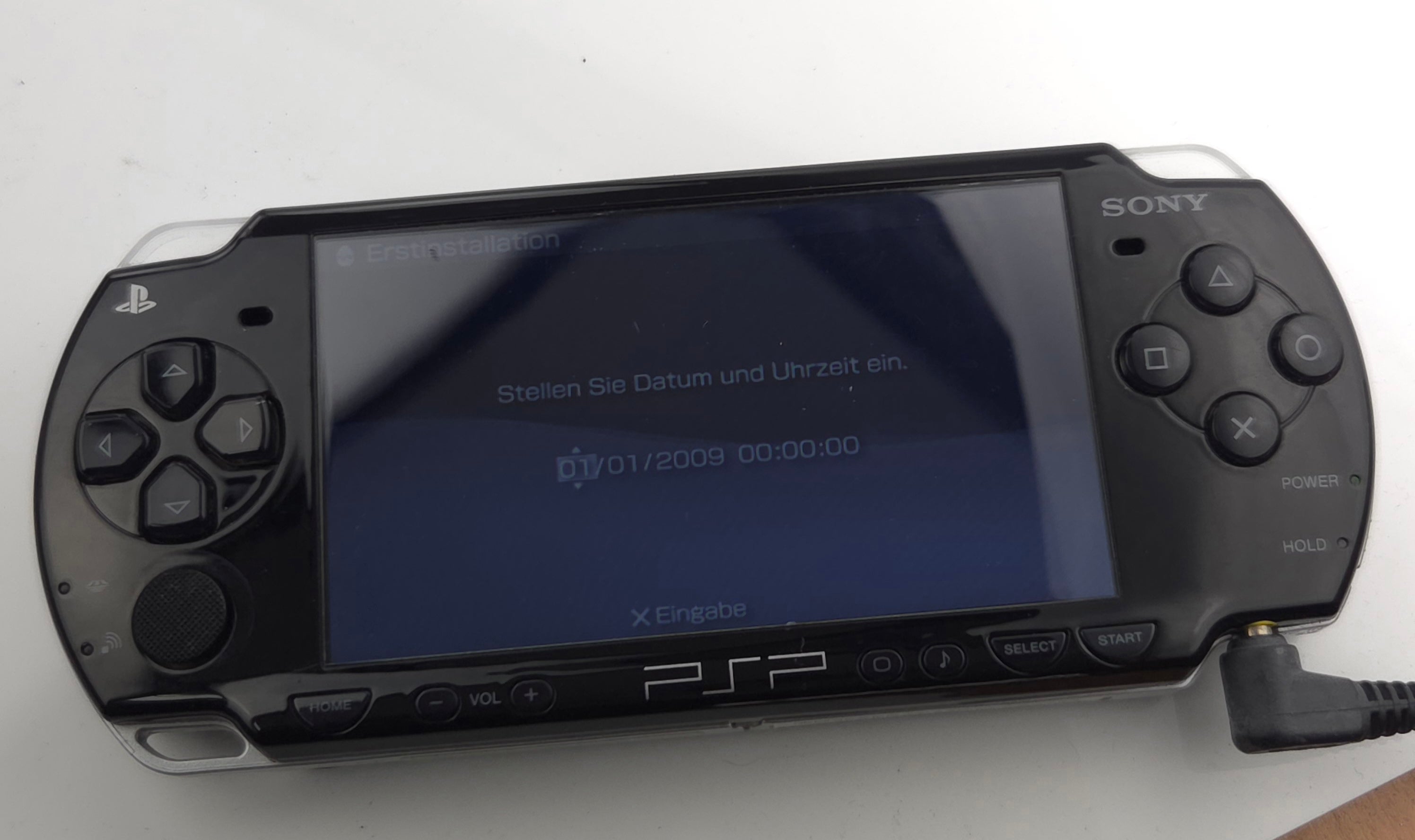 Sony PSP Konsole PSP-2004 Piano Black teildefekt