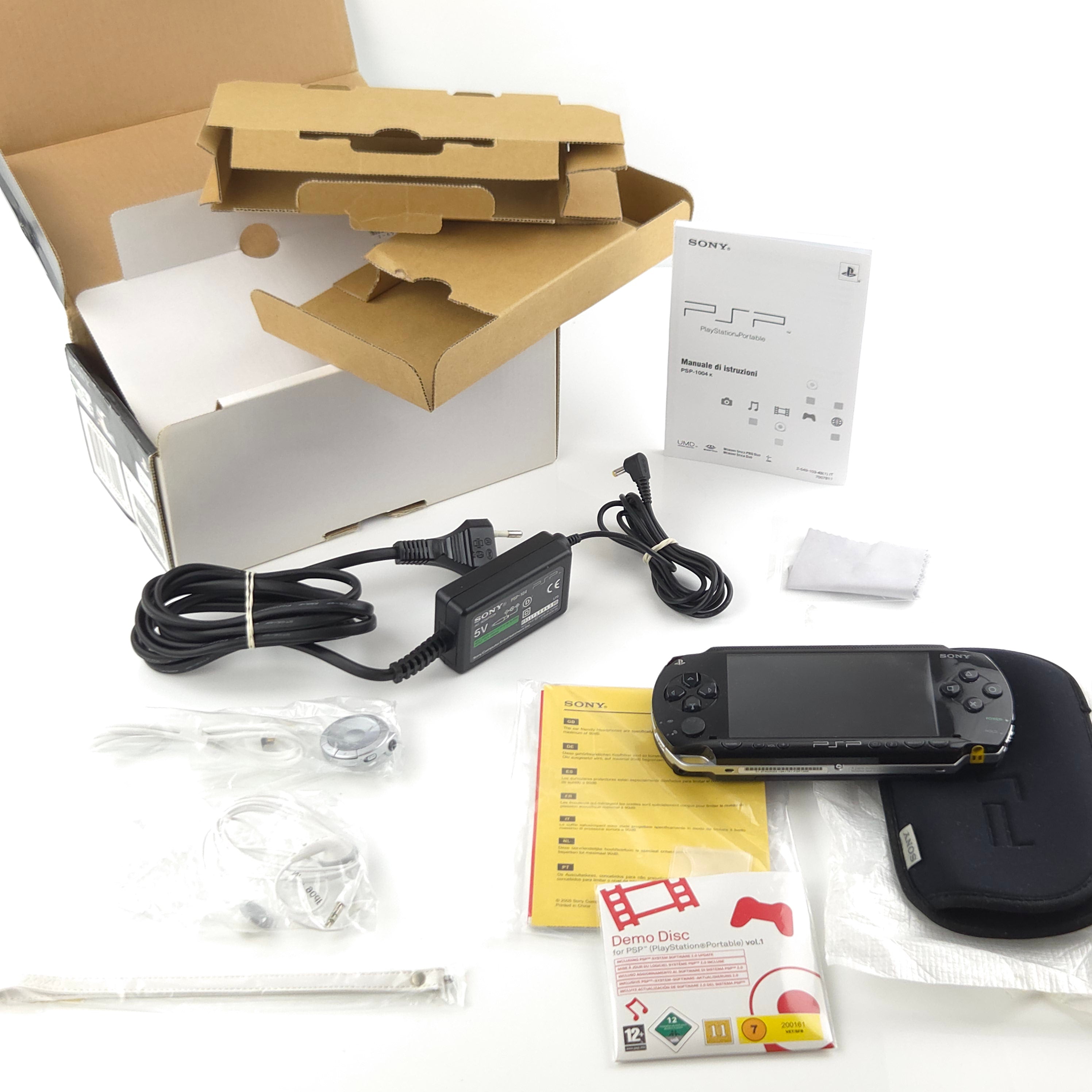 Playstation Portable Konsole Value Pack OVP Ladekabel