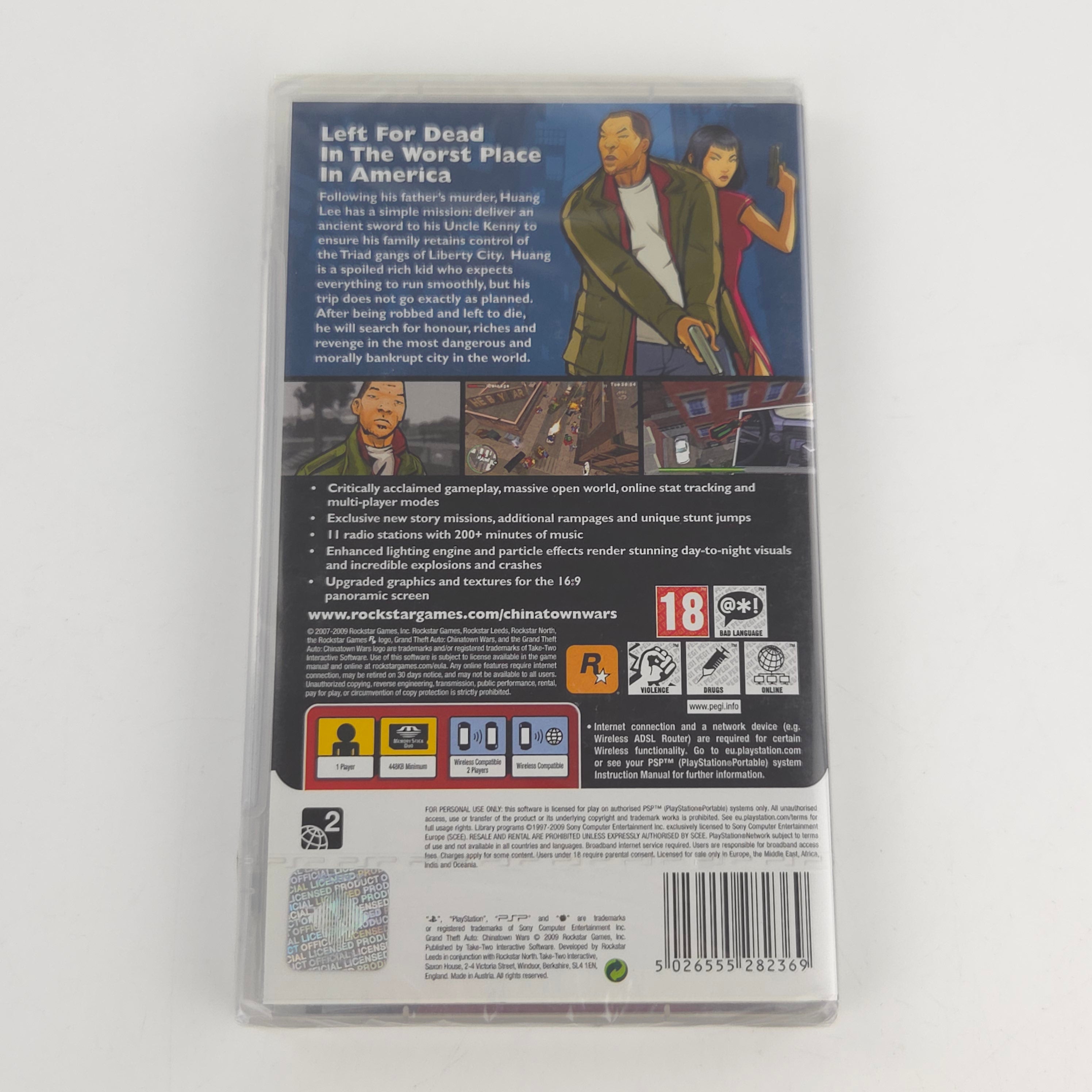 Sony PSP Spiel Grand Theft Auto Chinatown Wars Neu OVP