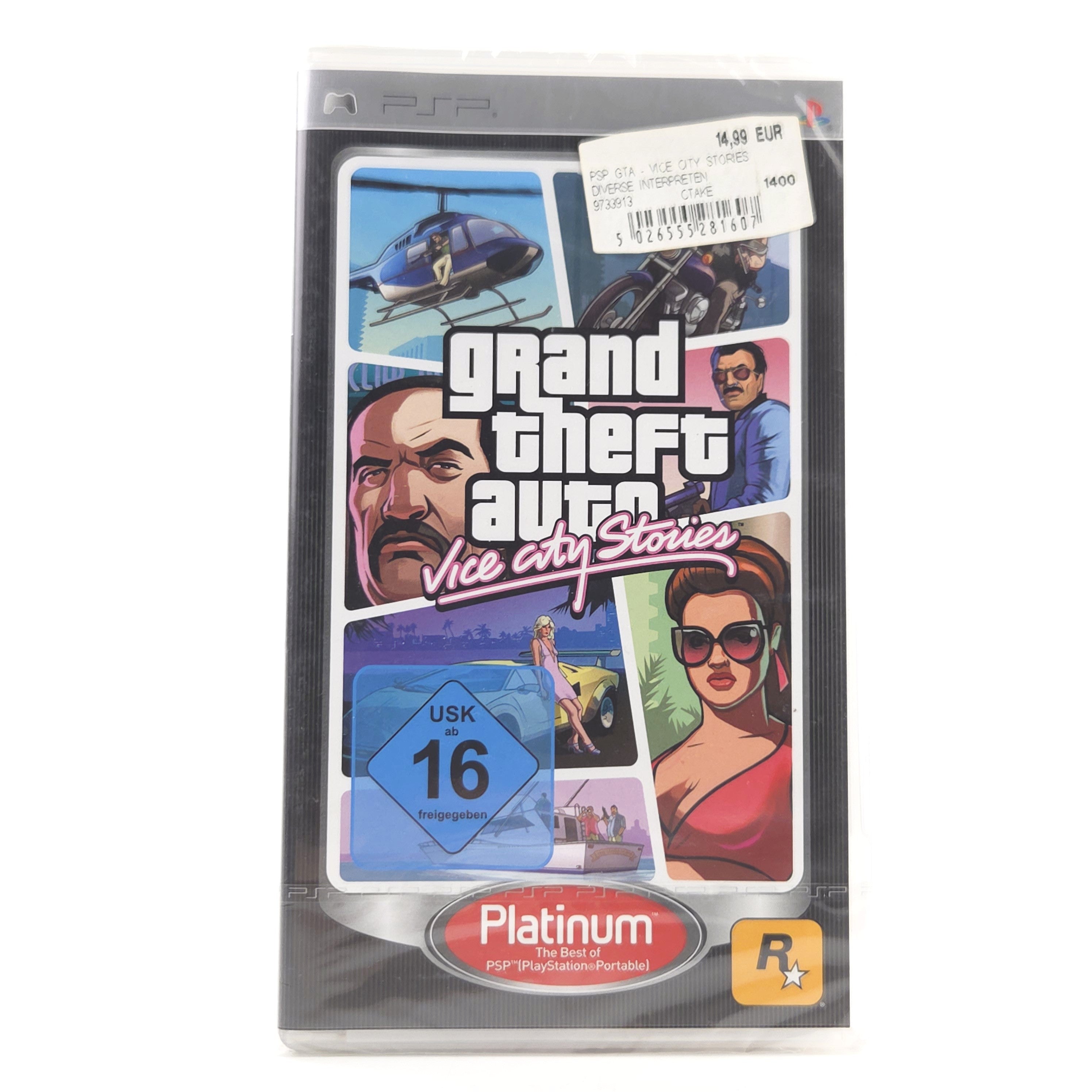 Sony PSP Spiel: Grand Theft Auto Vice City Stories - Playstation Portable SEALED