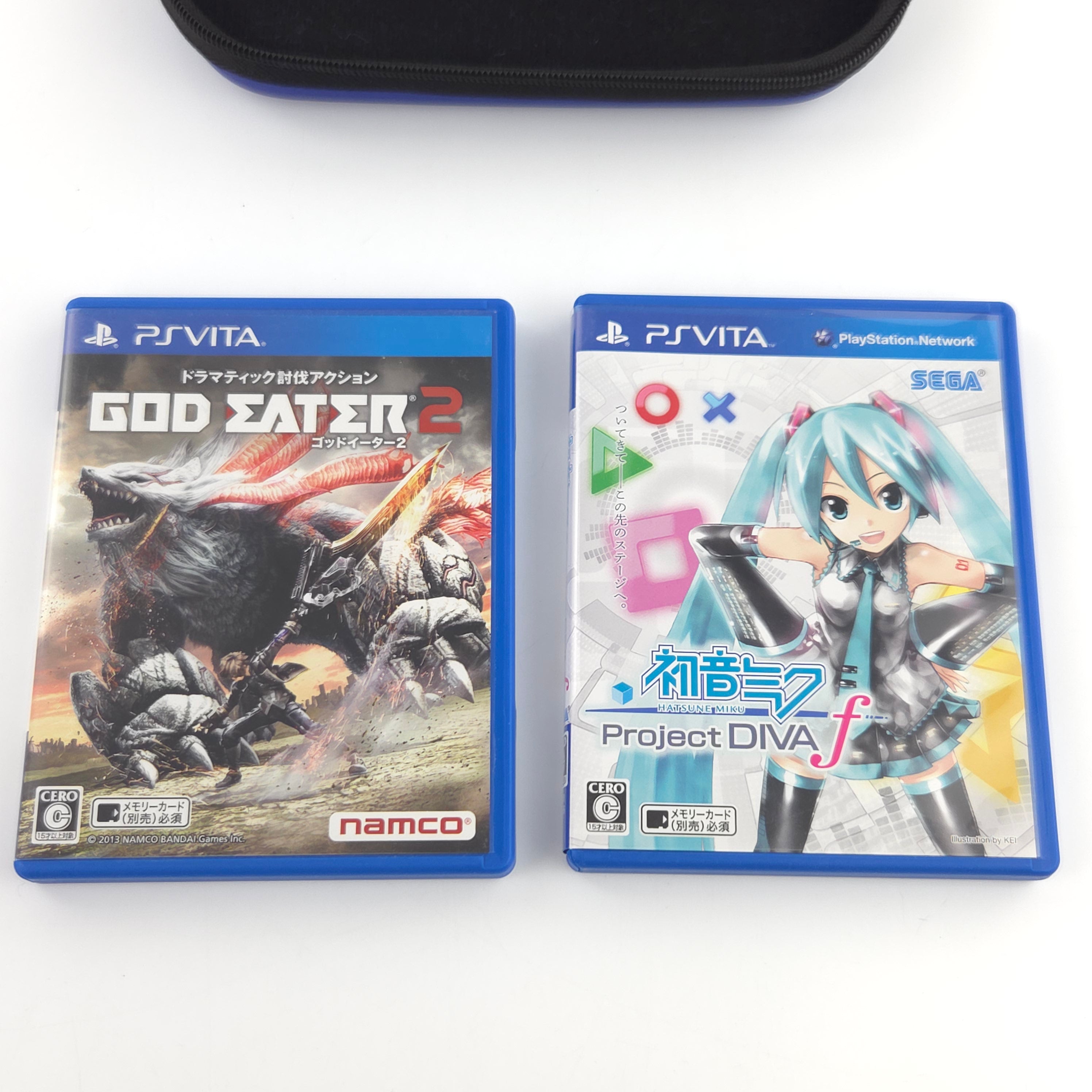 Sony PlayStation Vita Konsole Grün Japan 2 Spiele