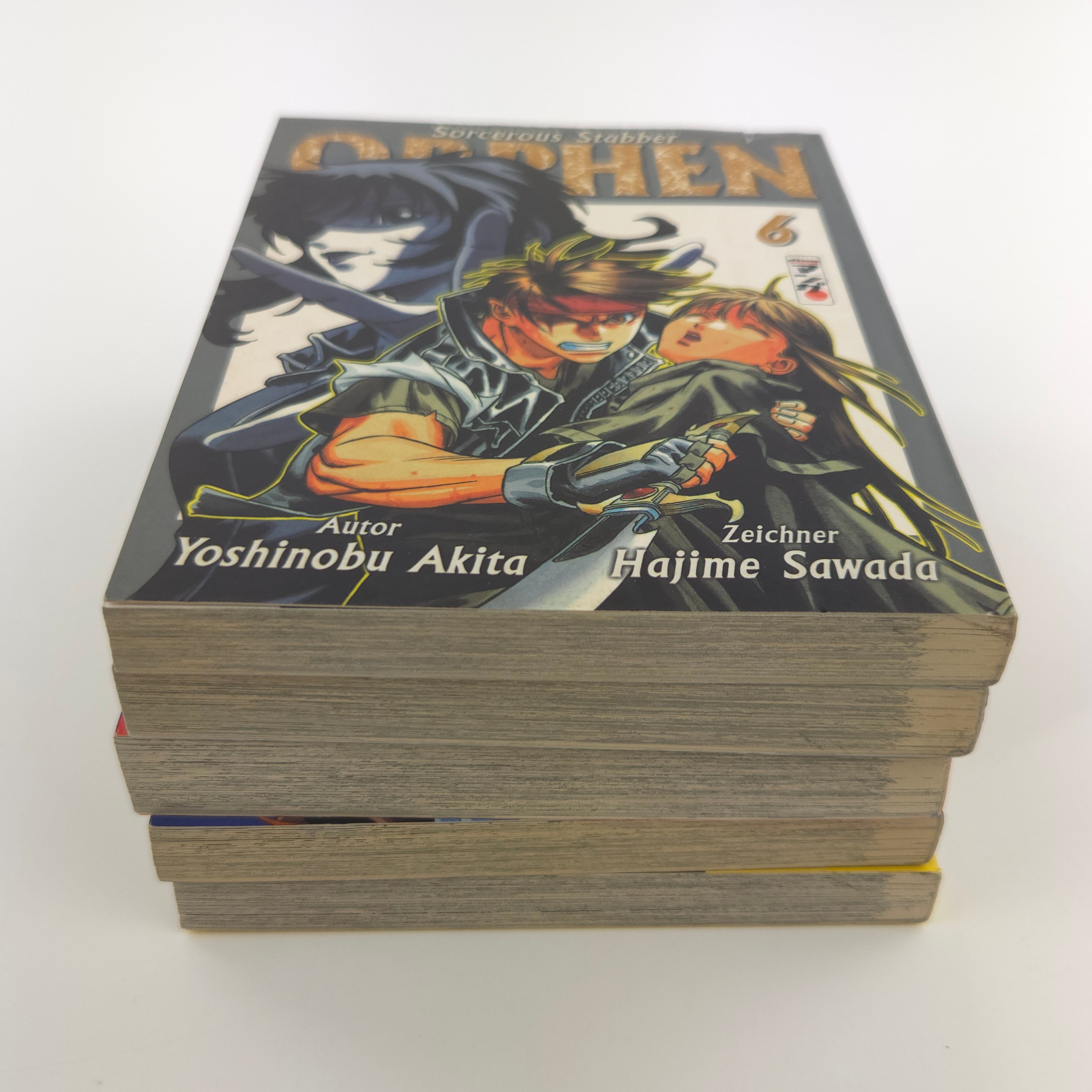 Sorcerous Stabber Orphen Manga Band 1-6 Deutsch (4 fehlt)