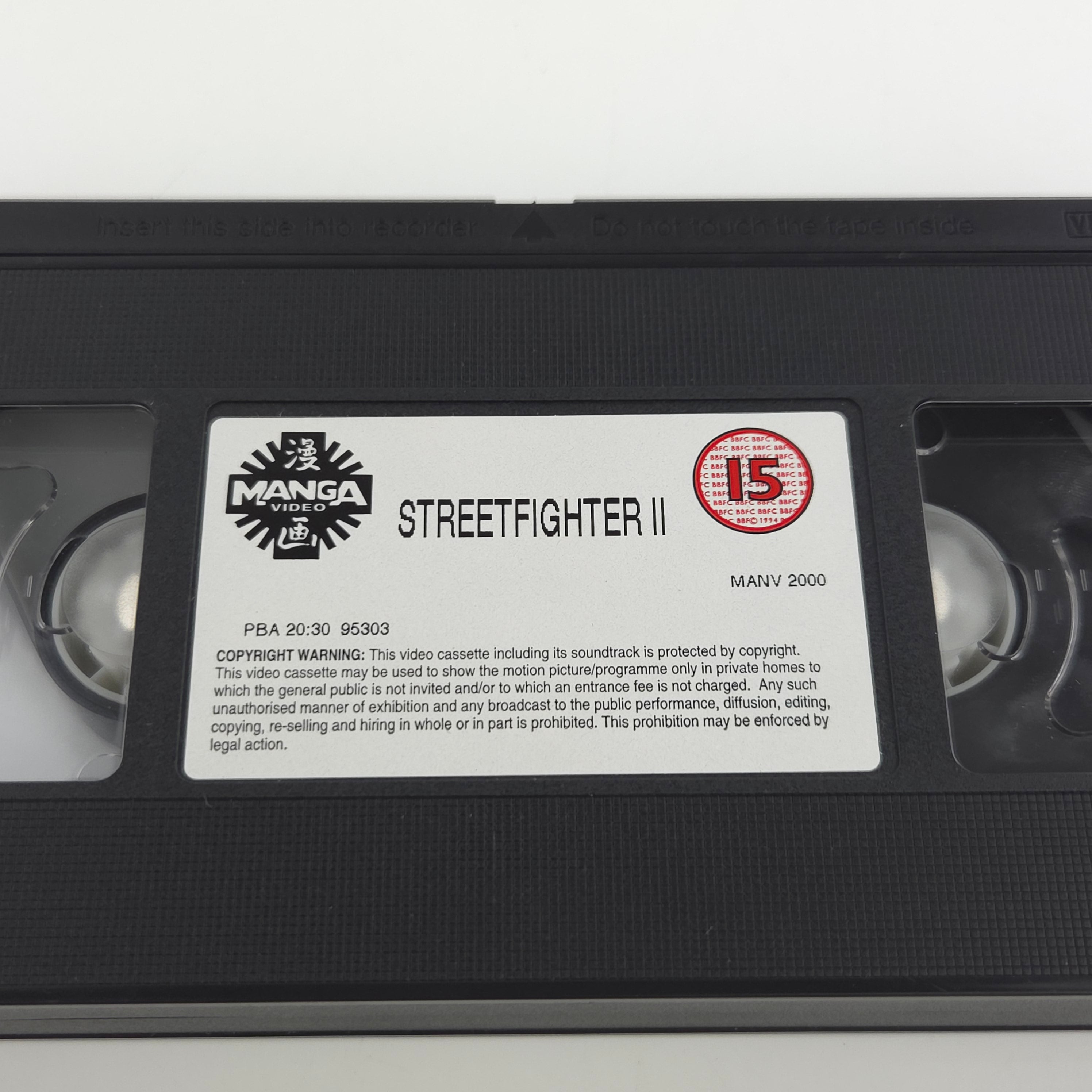 Street Fighter II Animated Movie – VHS Film sehr gut
