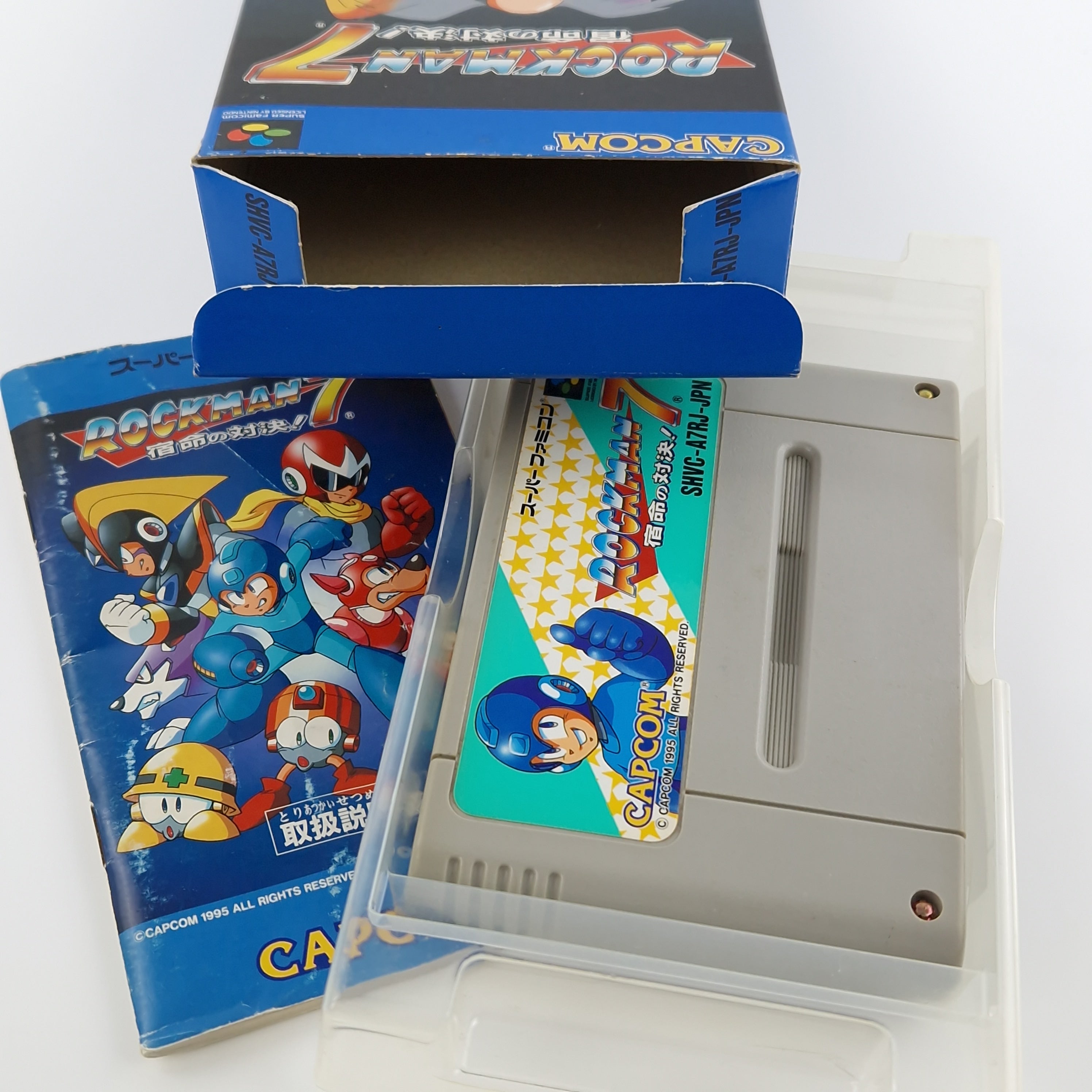 Super Nintendo Spiel – Rockman 7 Mega Man (OVP JAPAN)