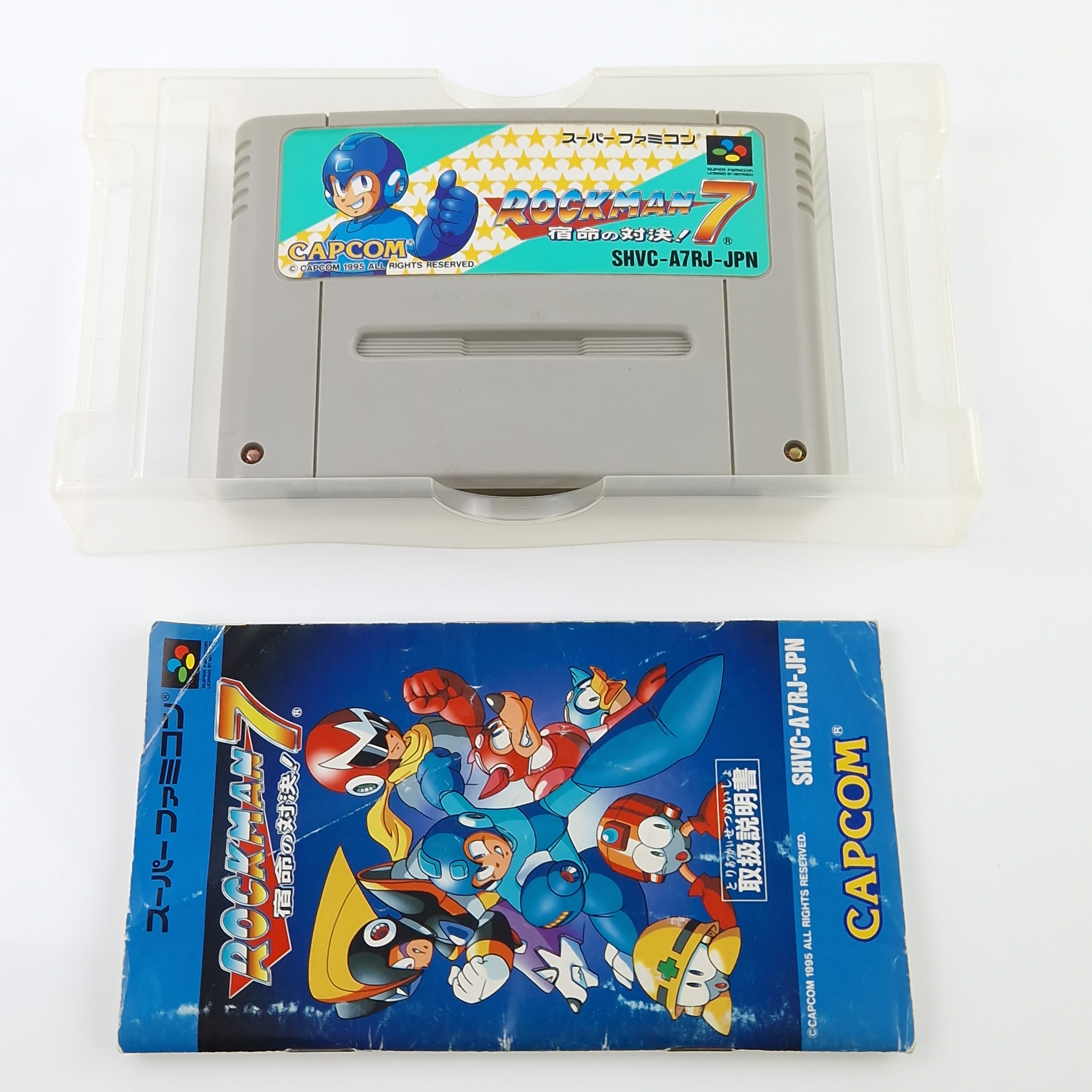 Super Nintendo Spiel – Rockman 7 Mega Man (OVP JAPAN)