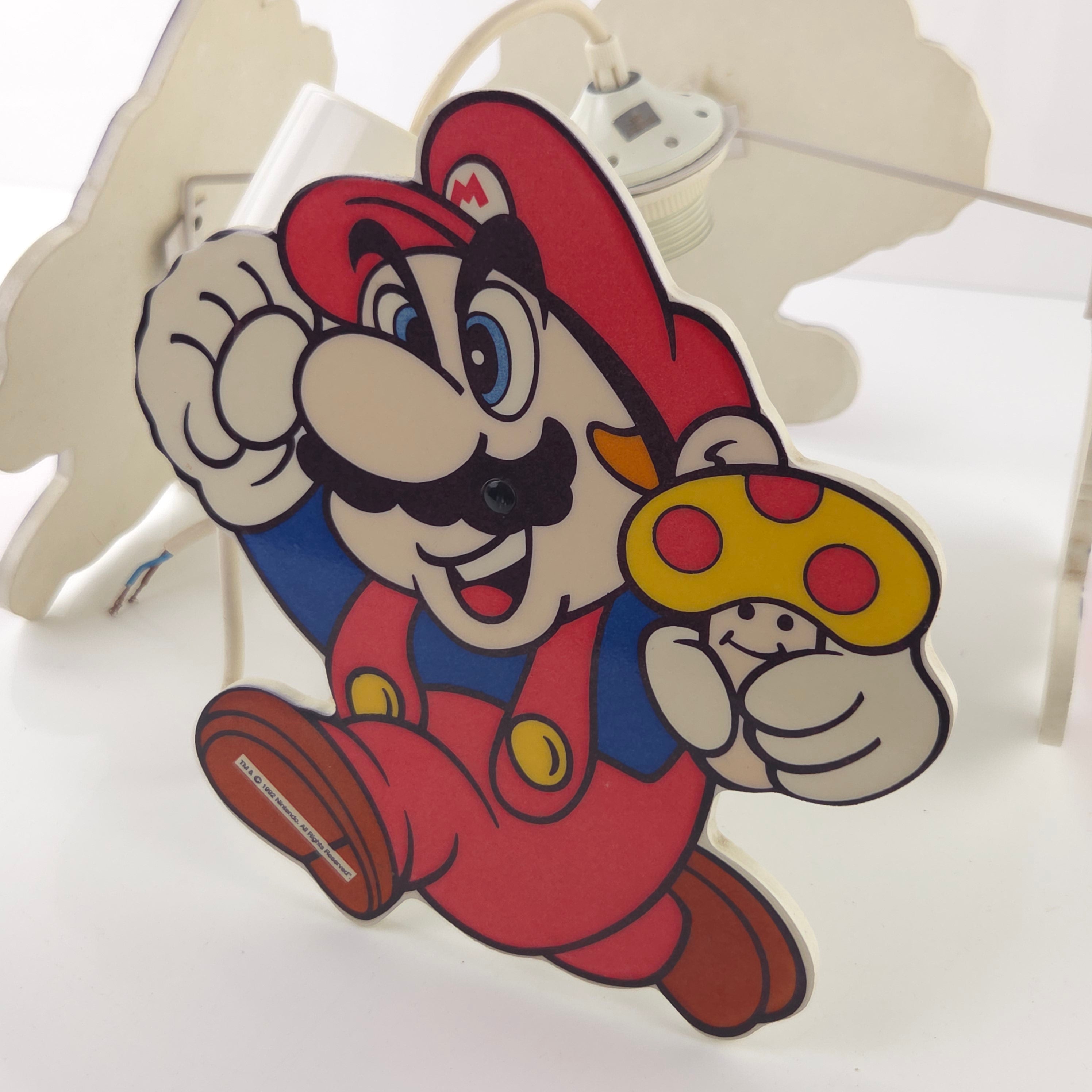 Nintendo Super Mario Bros 2 Promo Lampe 1992 Original