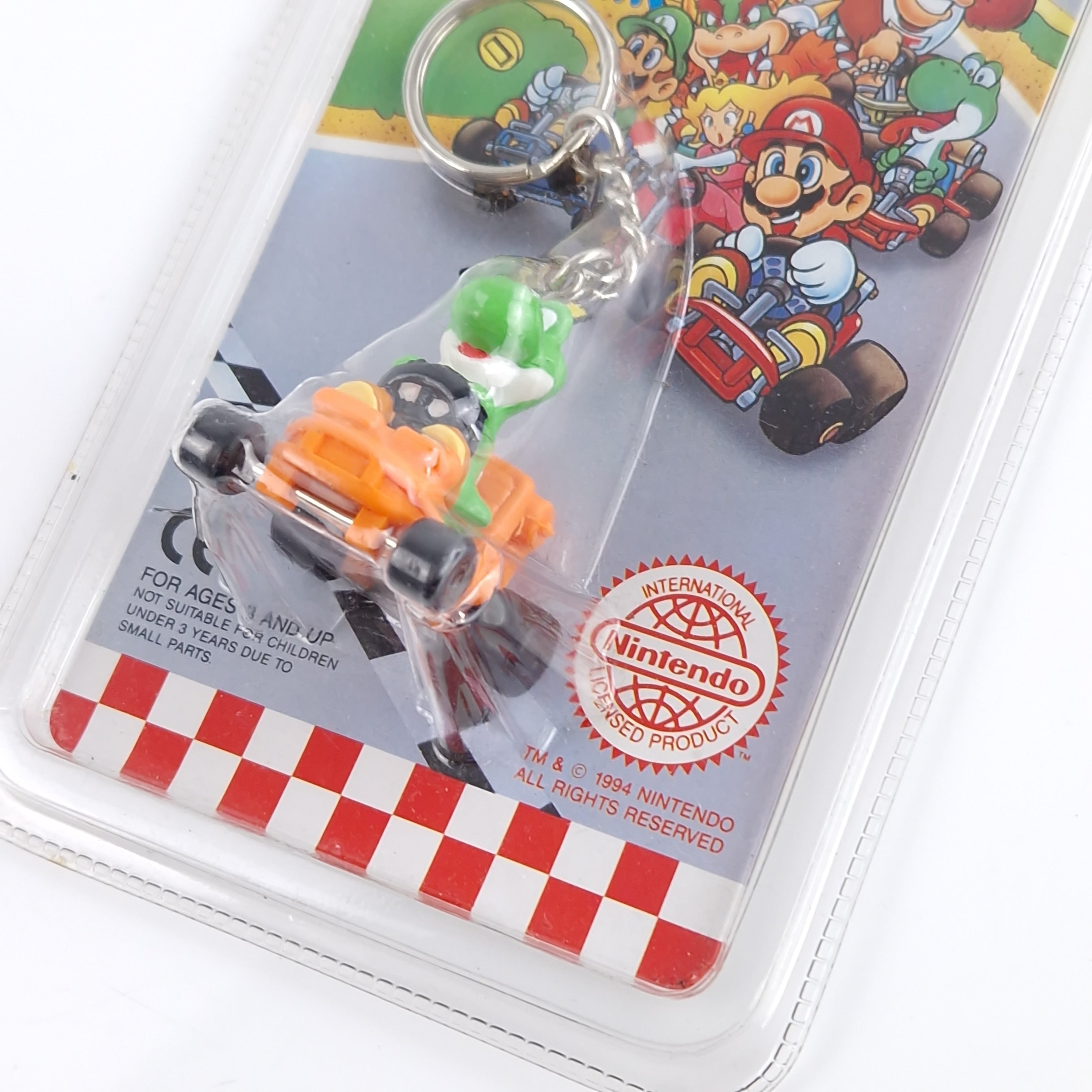 Nintendo Zubehör – Super Mario Kart Keychain Yoshi Neu 1994