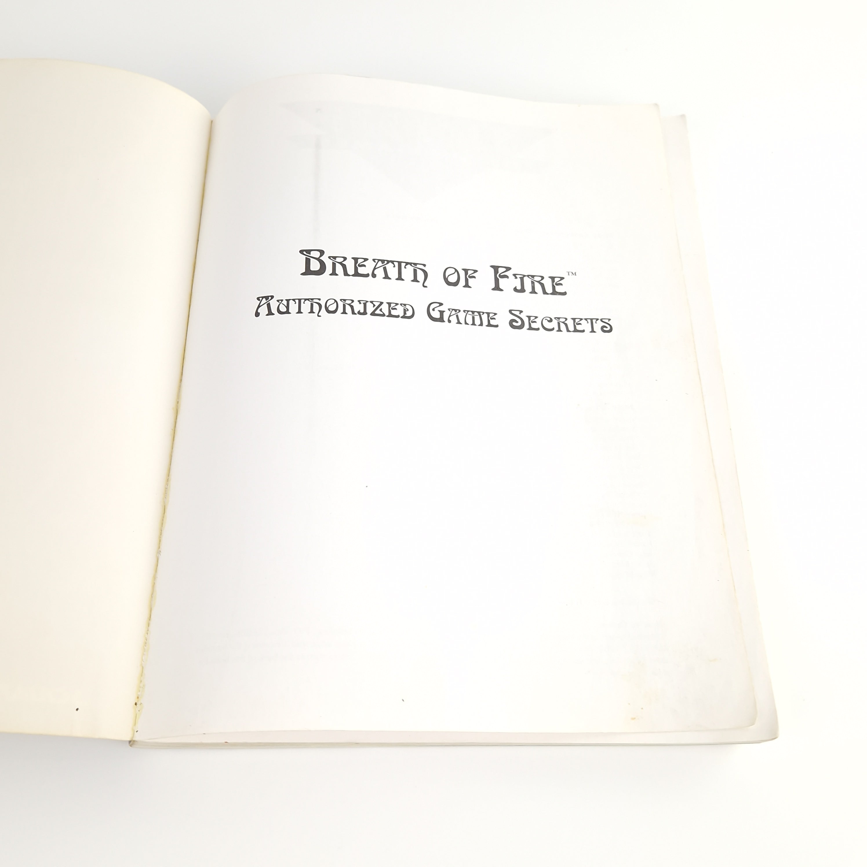 Super Nintendo Spiel – Breath of Fire Game Secrets OVP