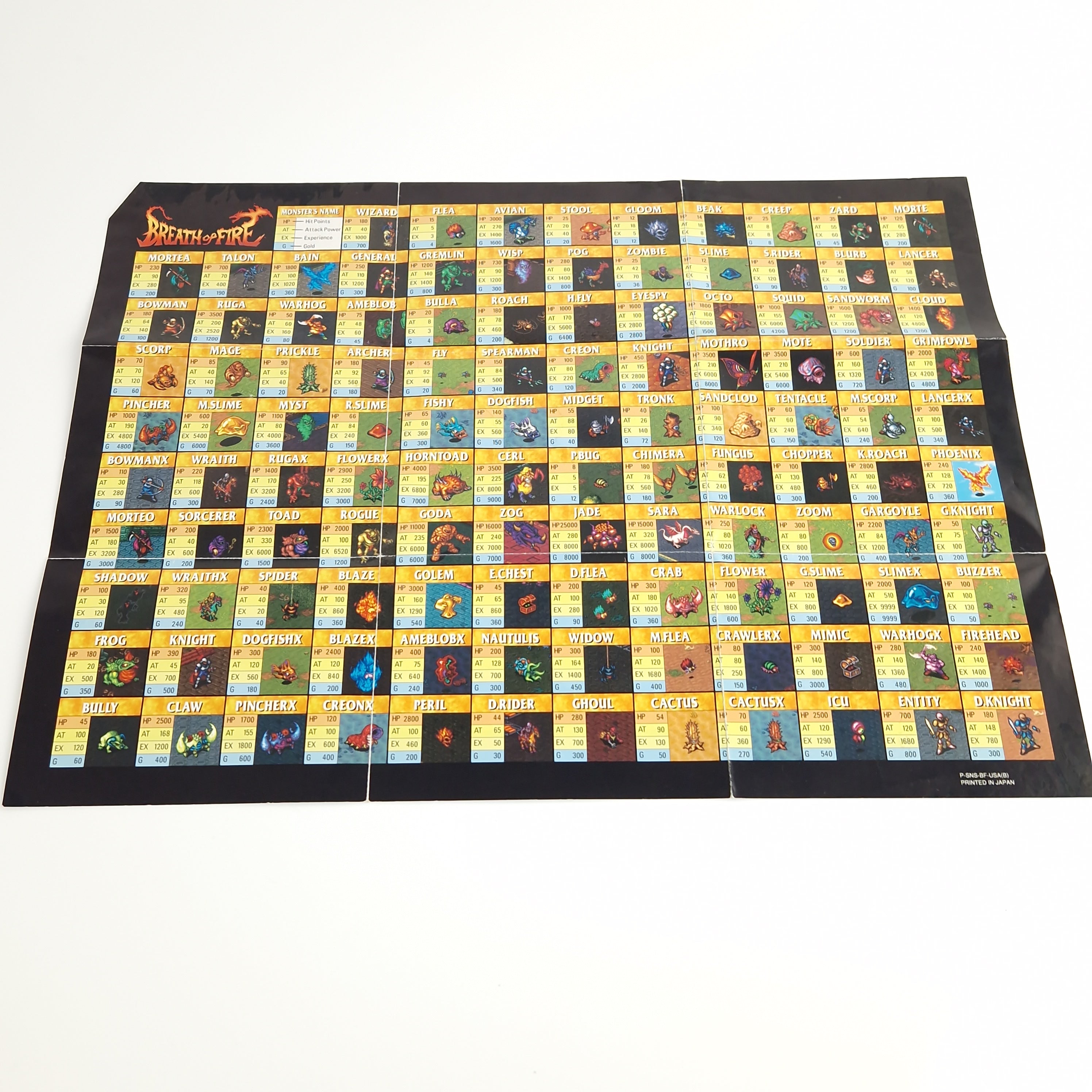 Super Nintendo Spiel – Breath of Fire Game Secrets OVP