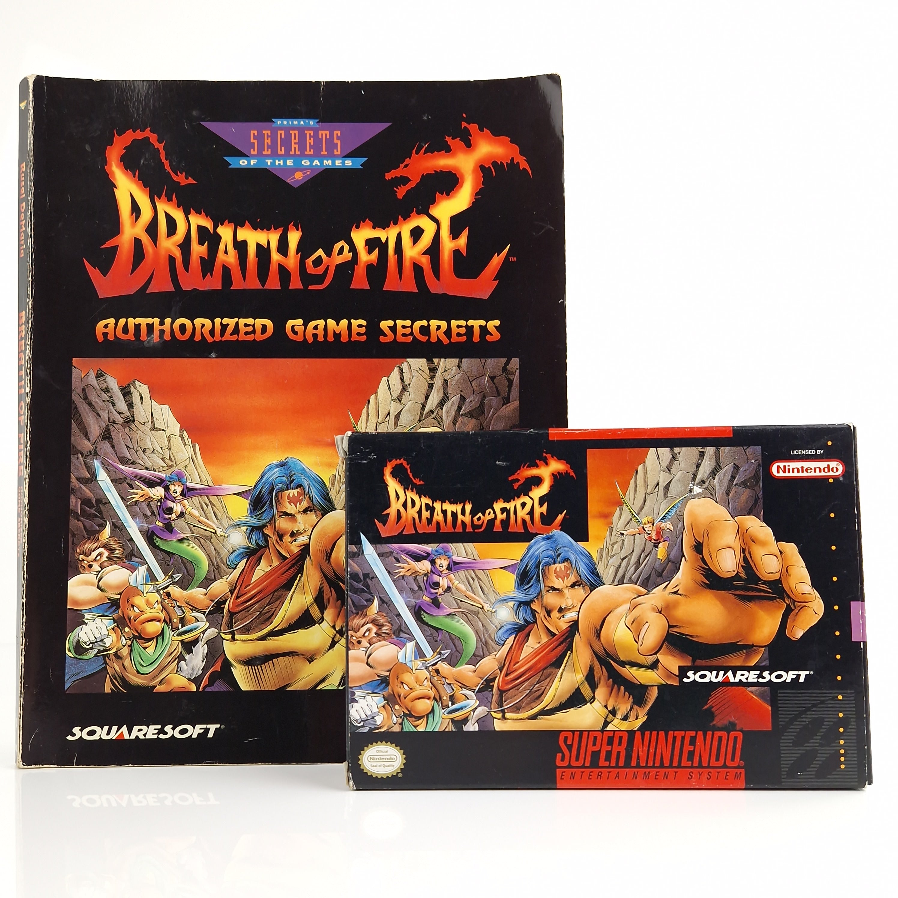 Super Nintendo Spiel – Breath of Fire Game Secrets OVP
