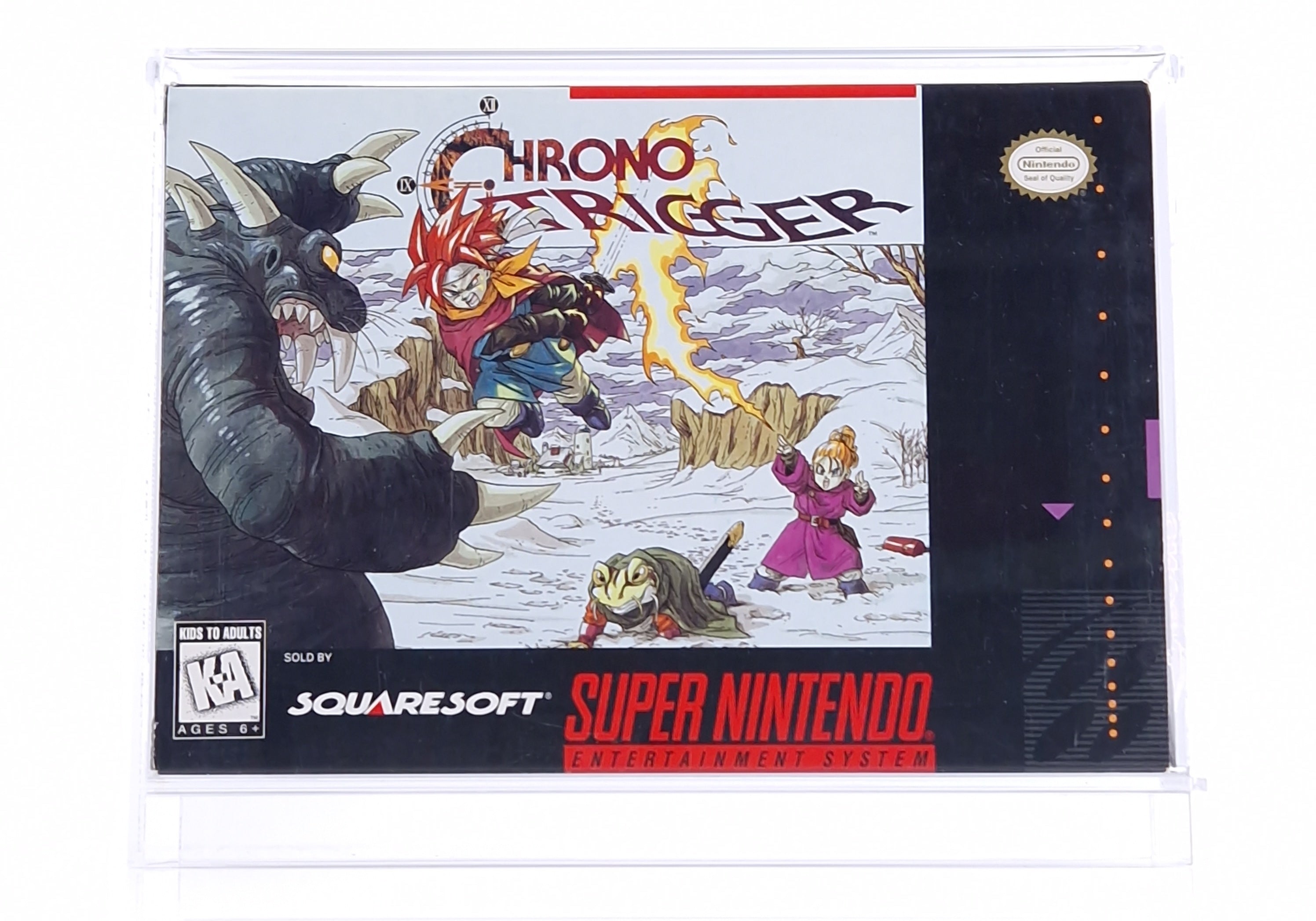 Super Nintendo Spiel – Chrono Trigger OVP Acryl Case SNES