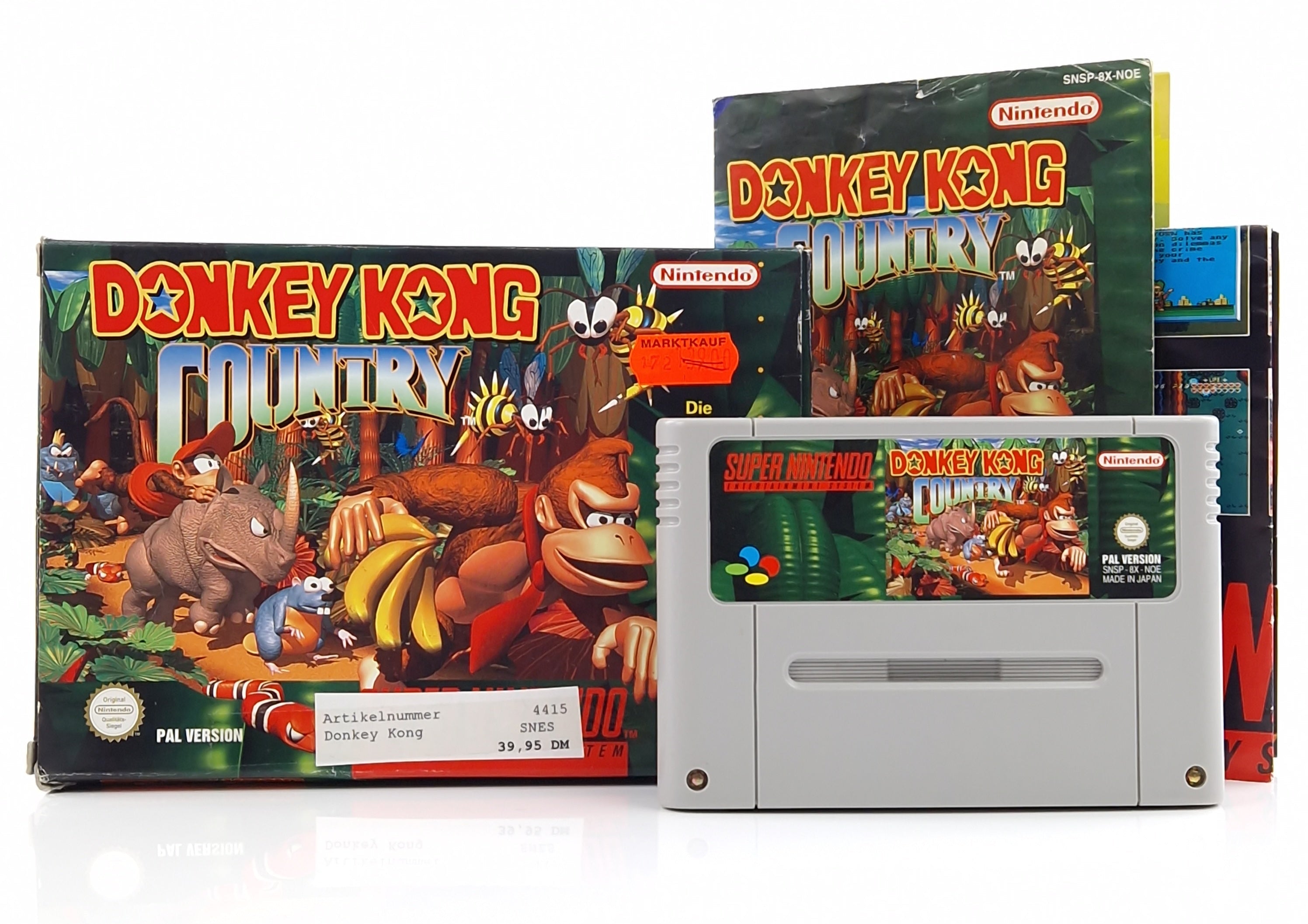 Super Nintendo Spiel – Donkey Kong Country 1 OVP PAL