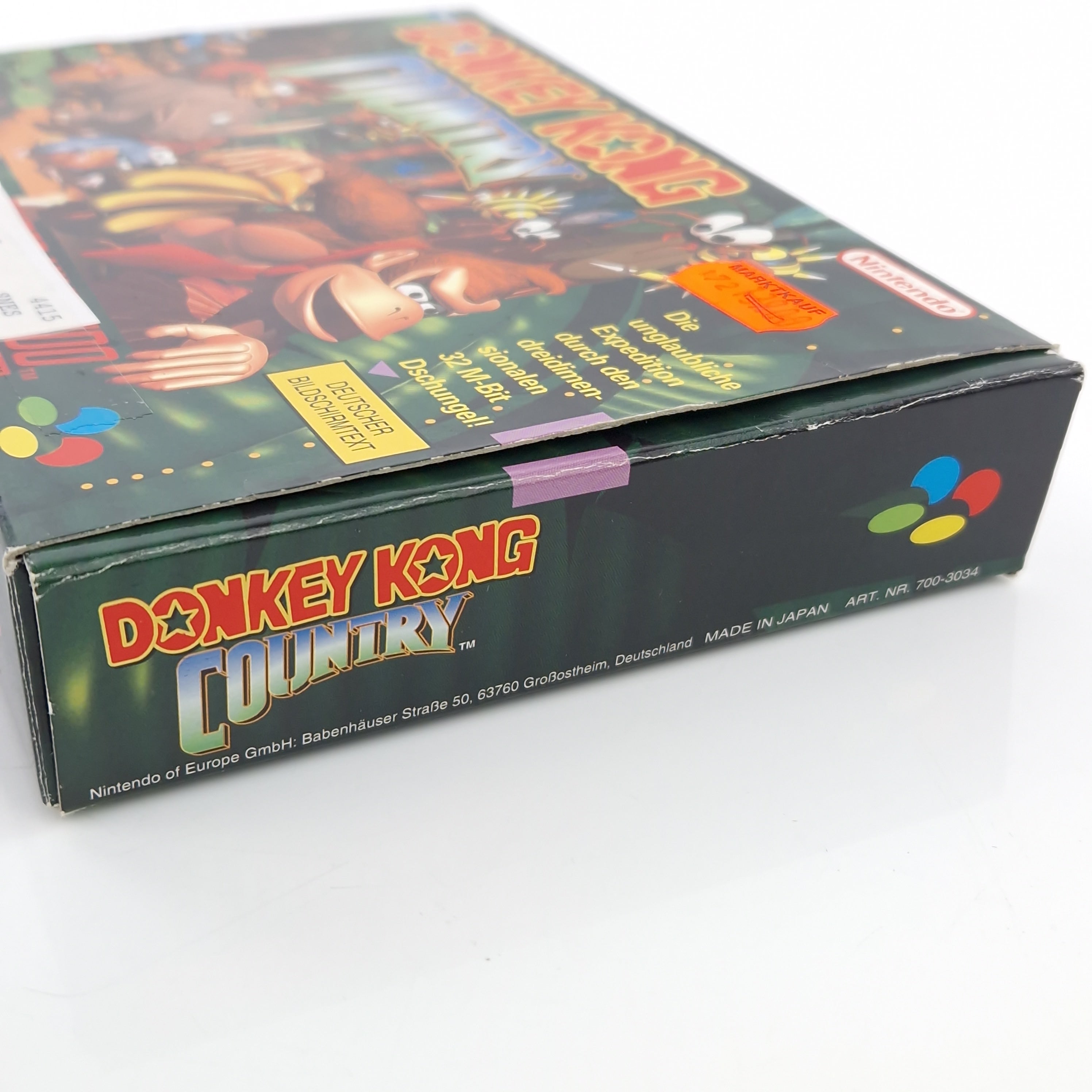 Super Nintendo Spiel – Donkey Kong Country 1 OVP PAL