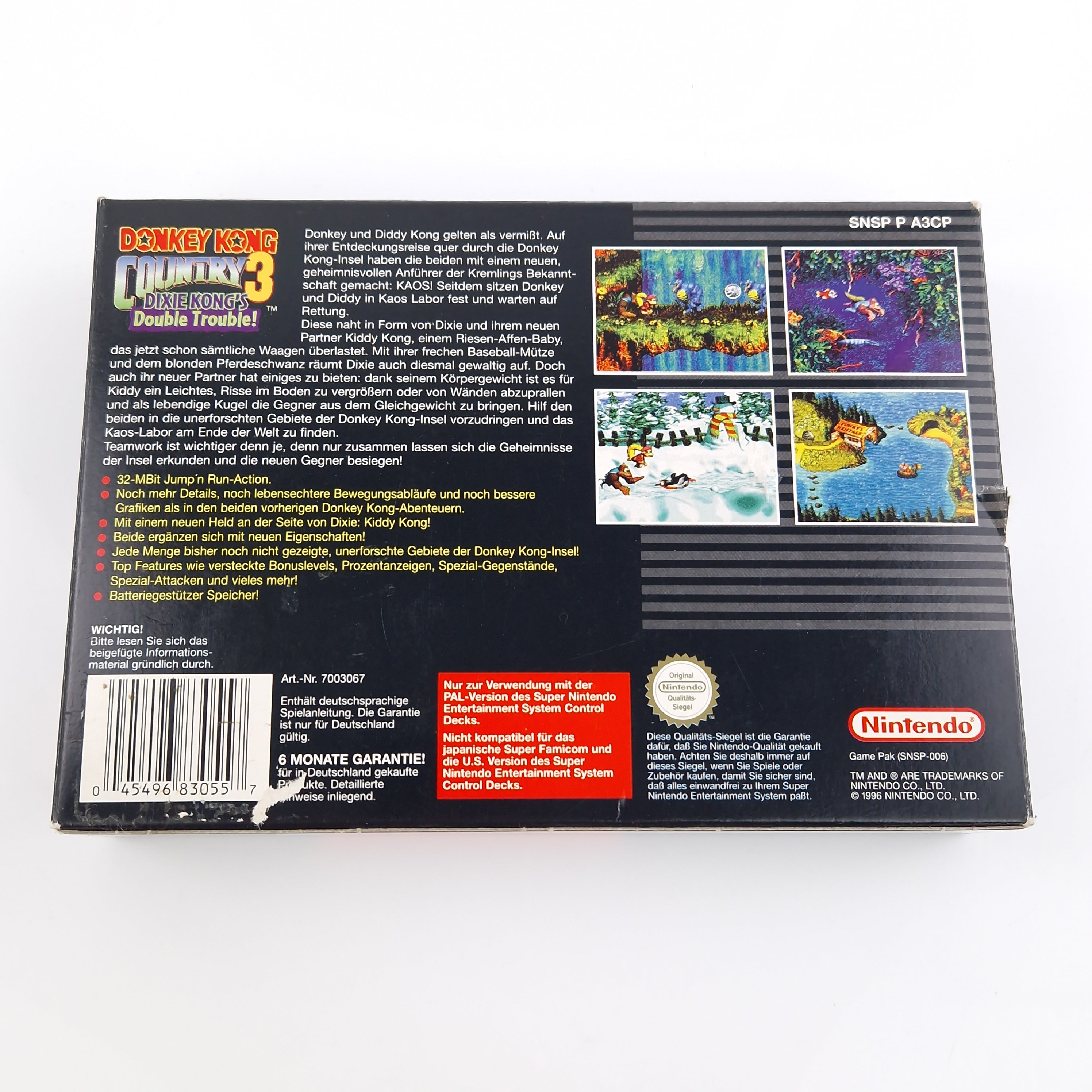 Super Nintendo Spiel – Donkey Kong Country 3 (OVP)