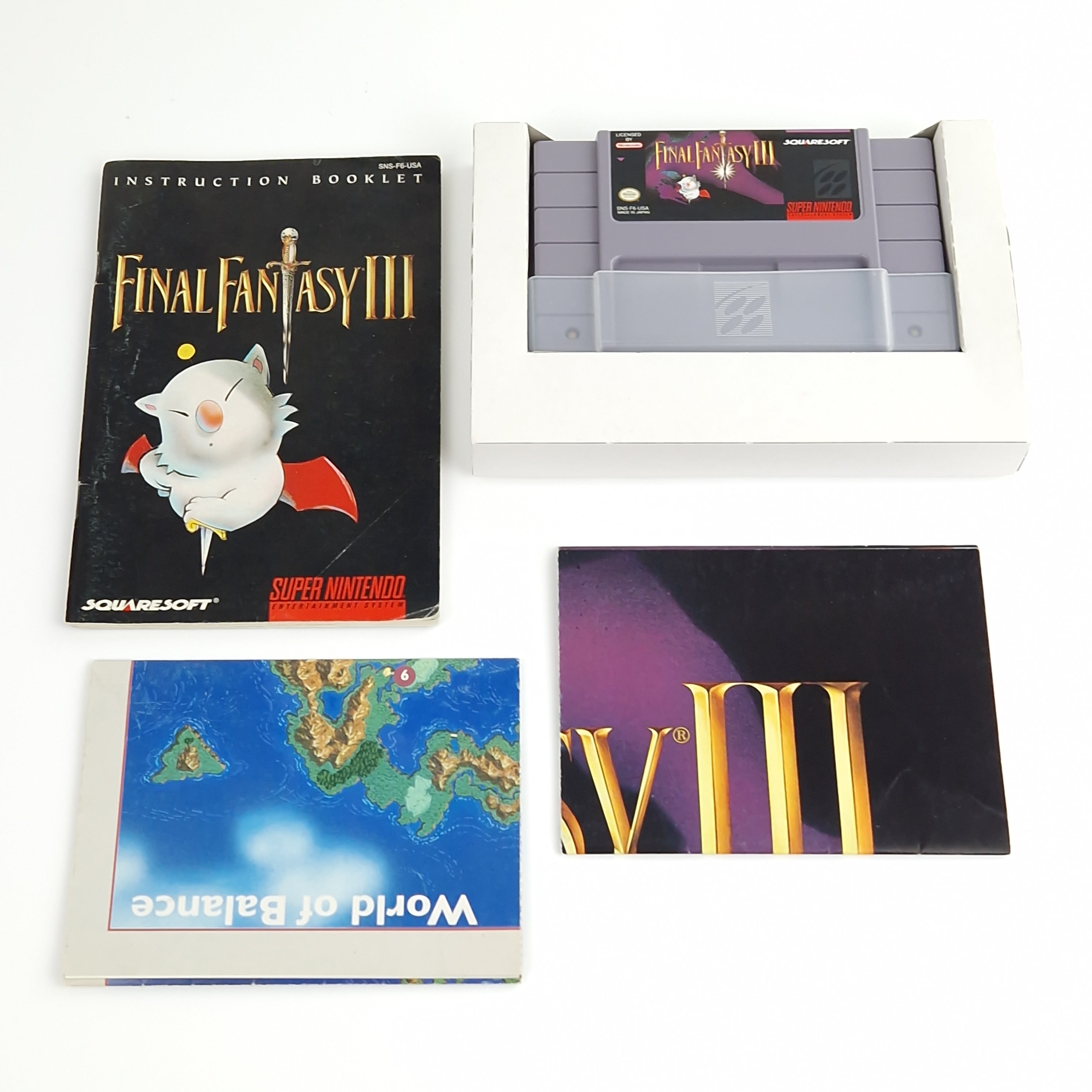 Super Nintendo Spiel – Final Fantasy III OVP SNES USA
