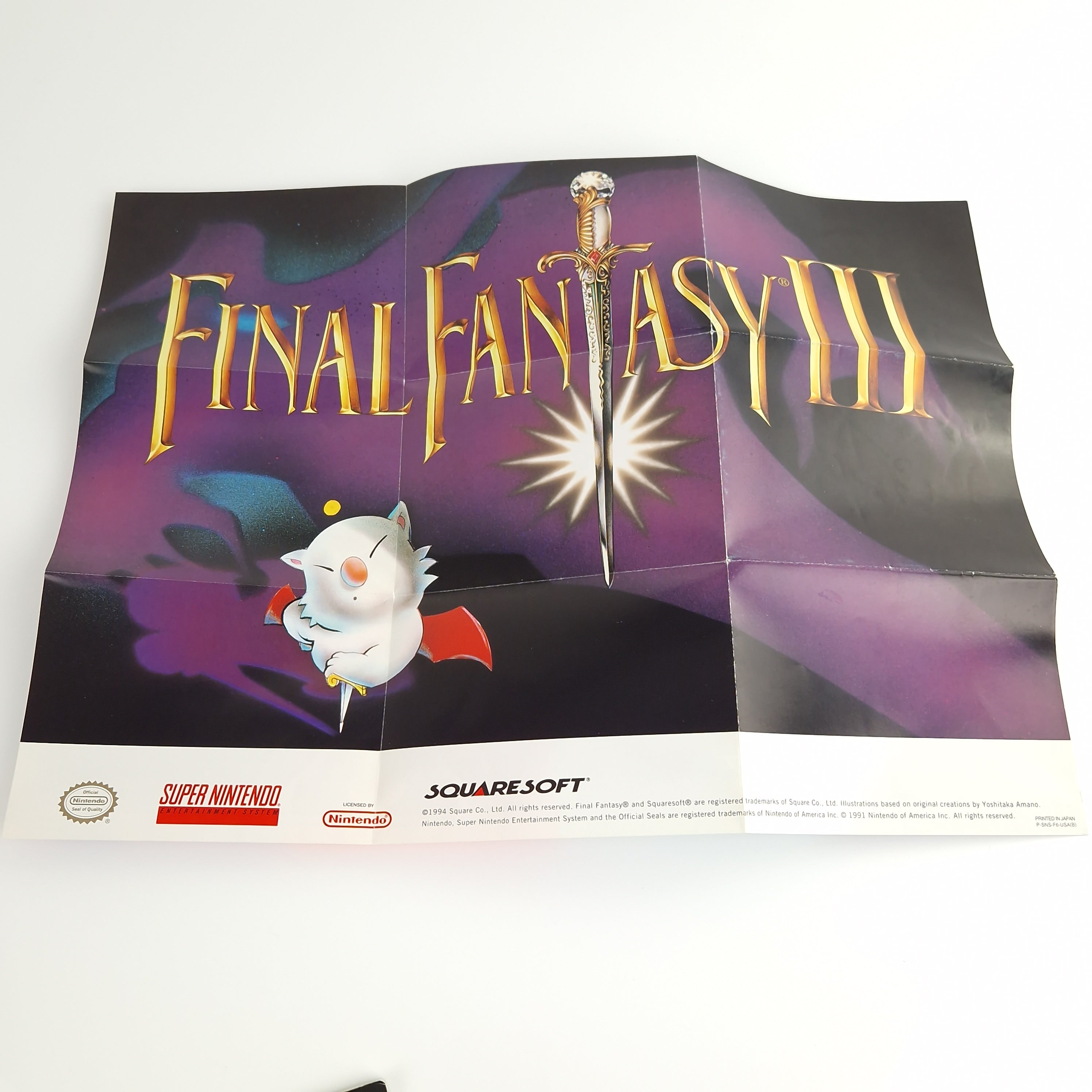 Super Nintendo Spiel – Final Fantasy III OVP SNES USA