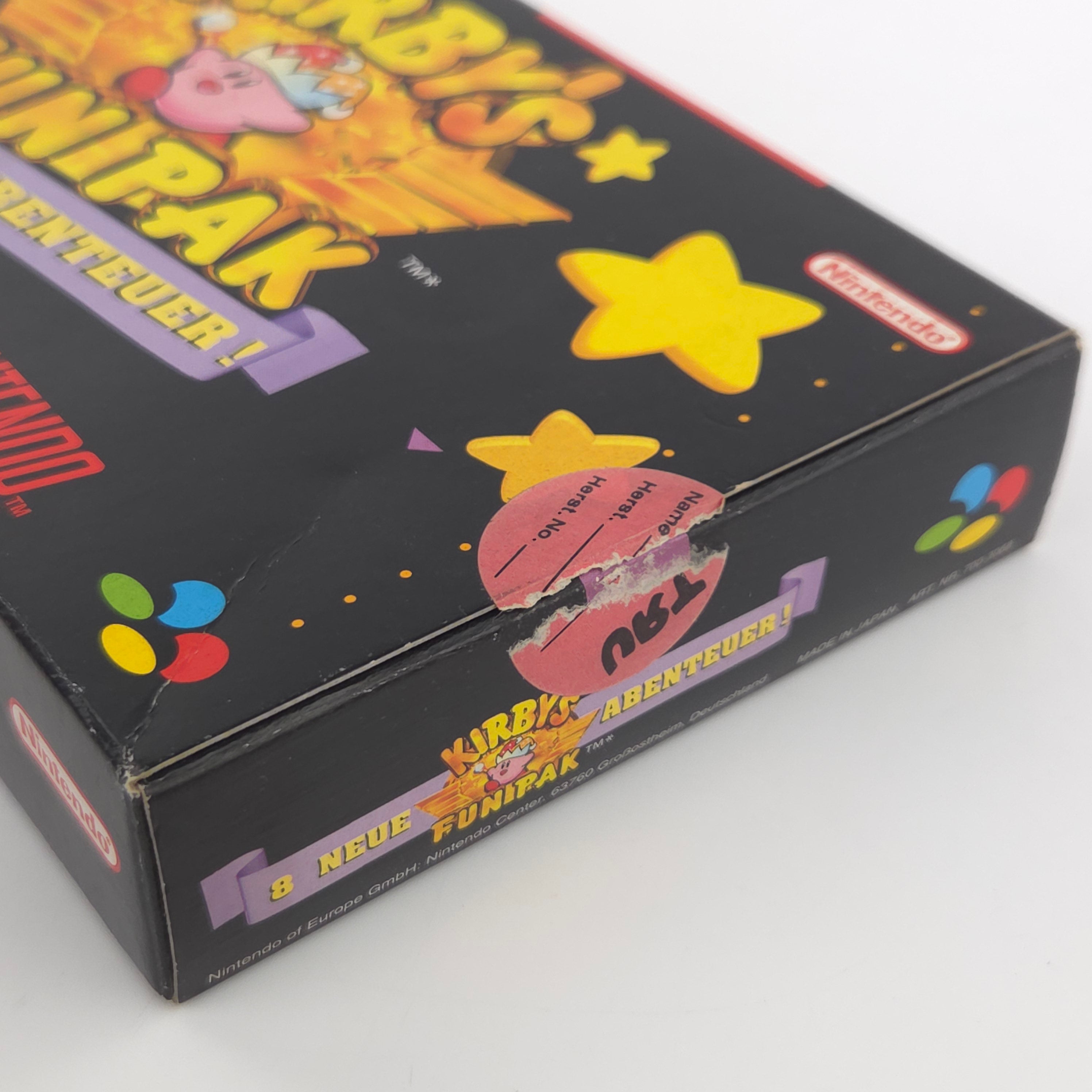 Super Nintendo Spiel Kirby´s Funpak SNES OVP PAL EUR
