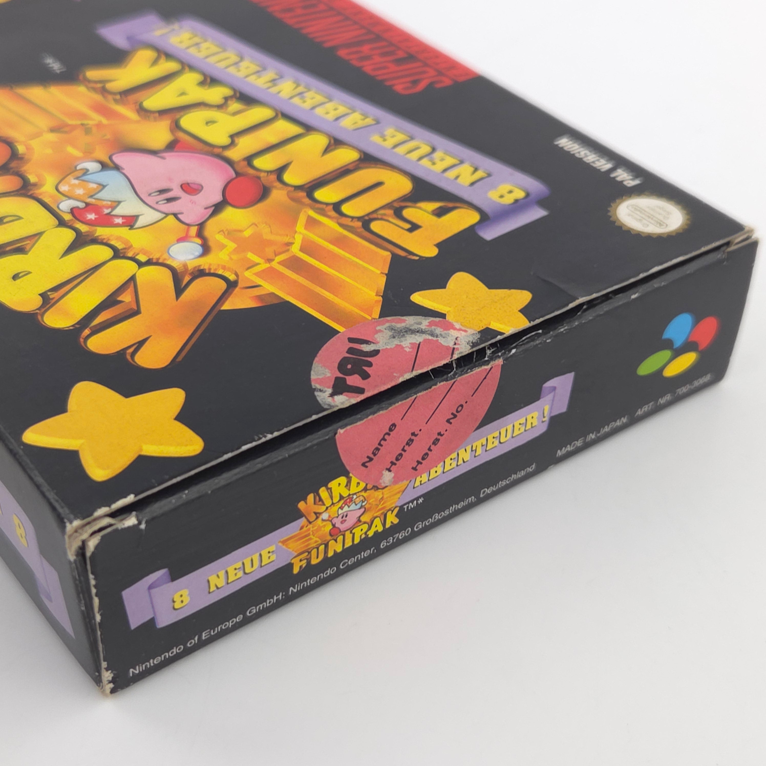Super Nintendo Spiel Kirby´s Funpak SNES OVP PAL EUR