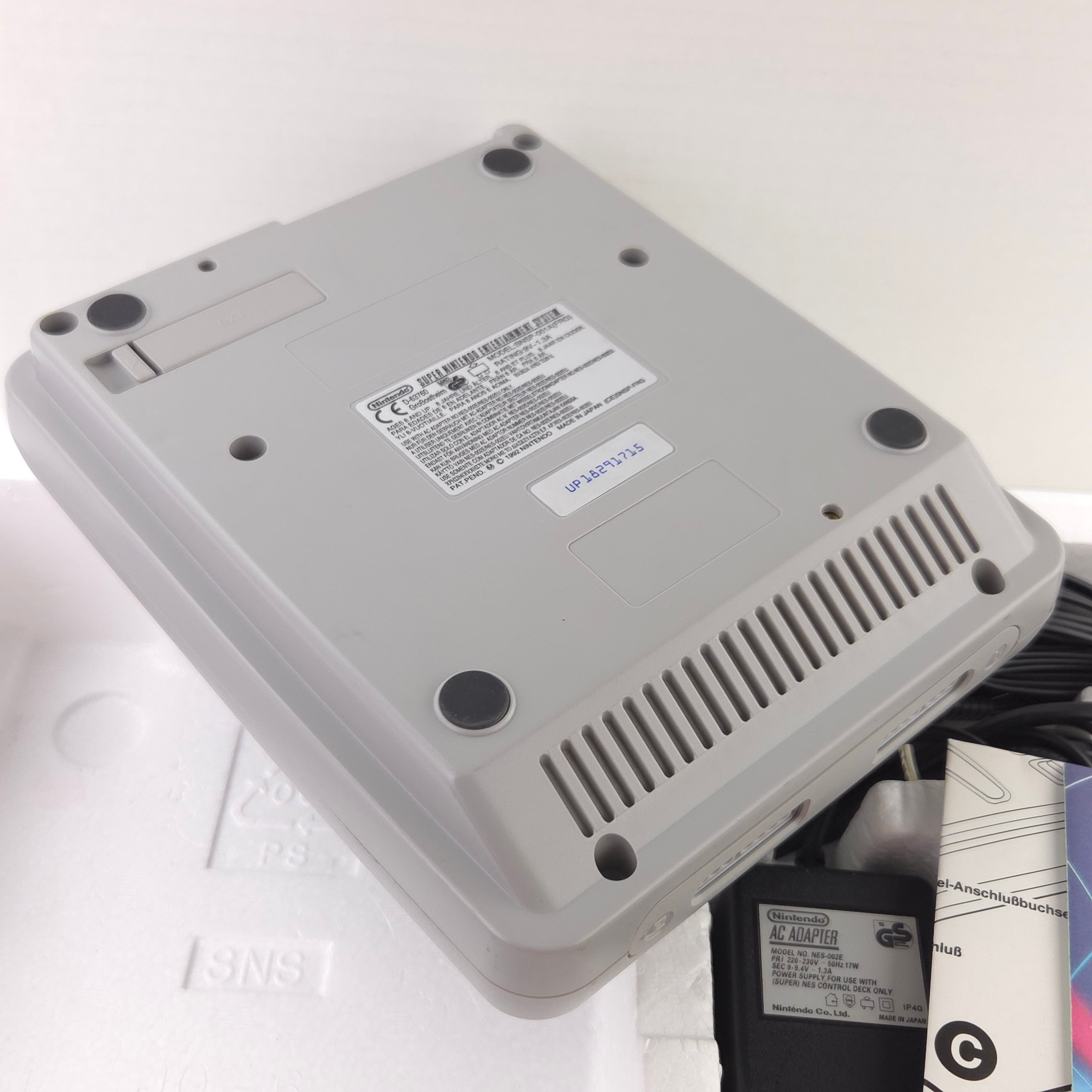 Super Nintendo Konsole – Super Mario World Bundle OVP PAL