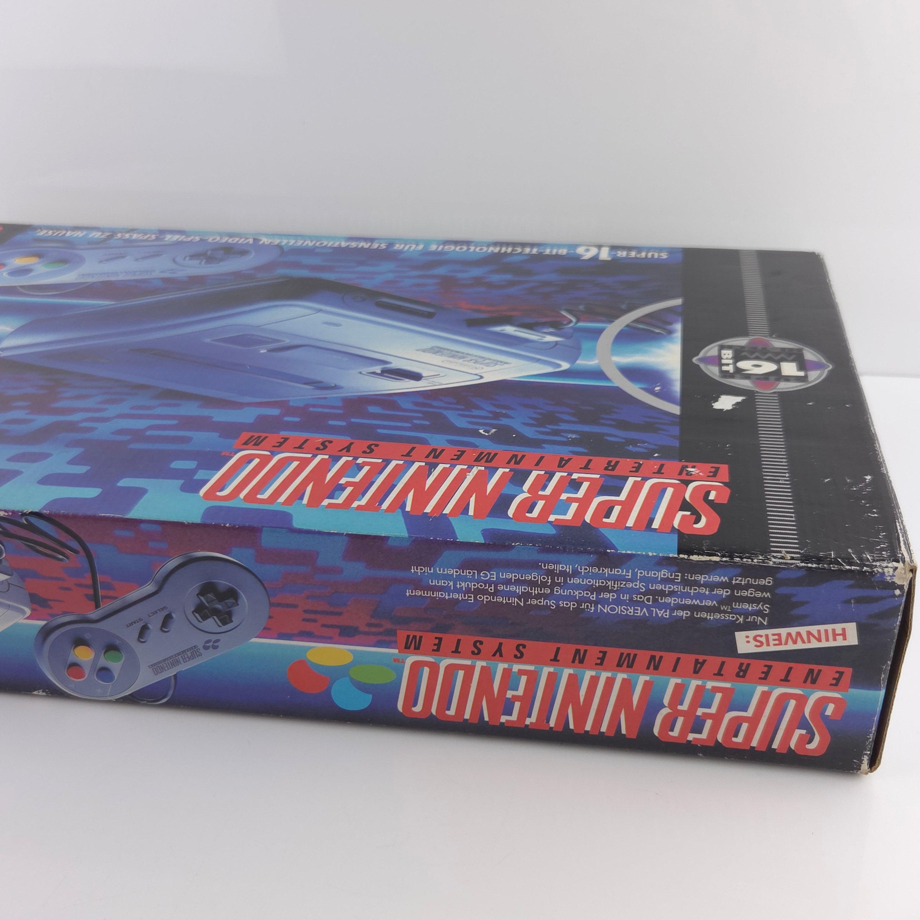 Super Nintendo Konsole – Super Mario World Bundle OVP PAL