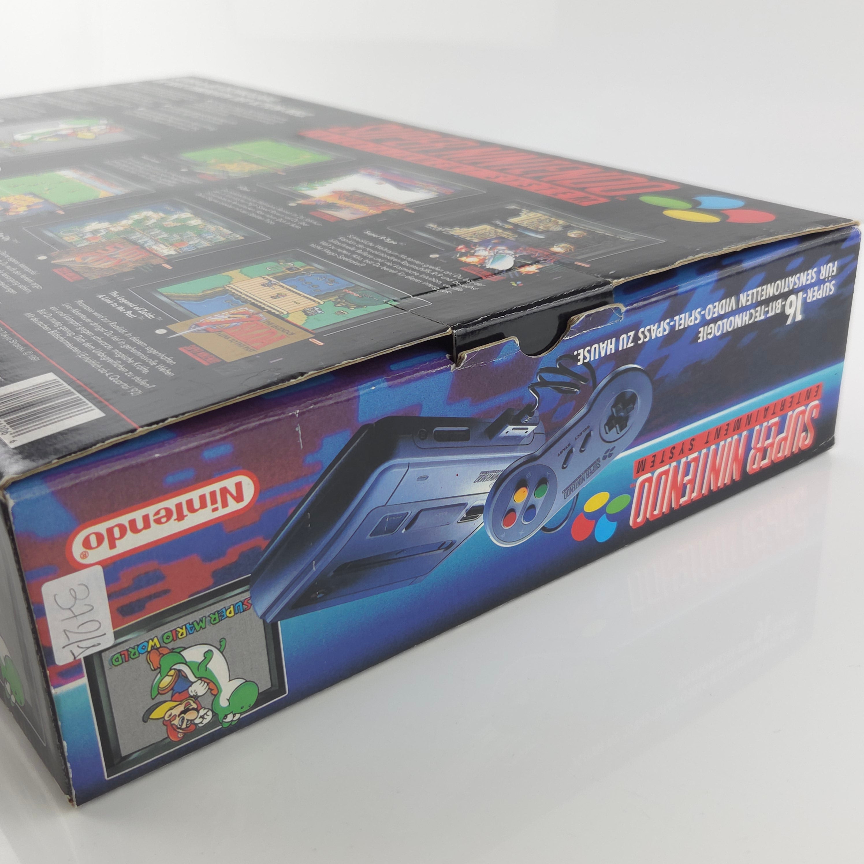 Super Nintendo Konsole – Super Mario World Bundle OVP PAL