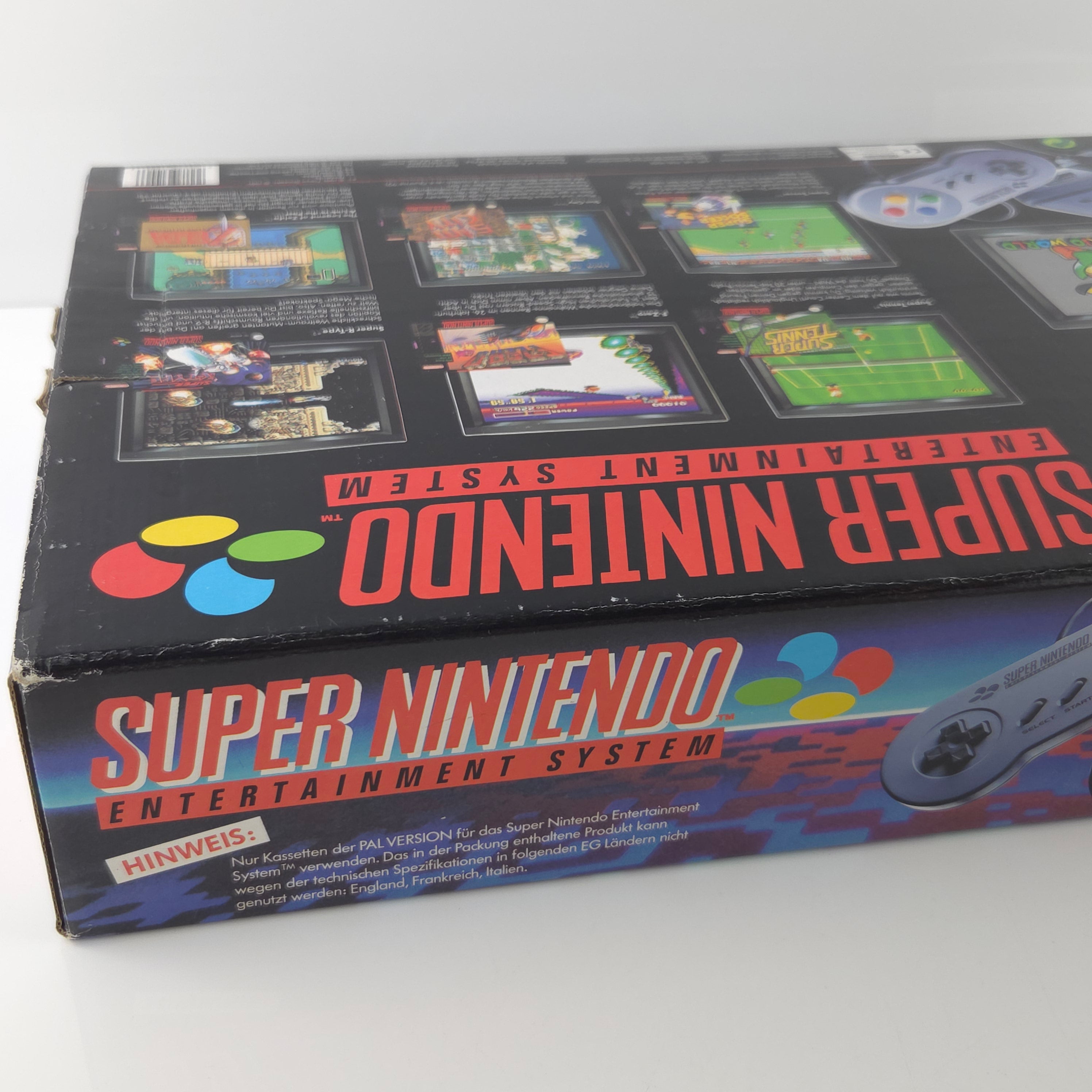 Super Nintendo Konsole – Super Mario World Bundle OVP PAL