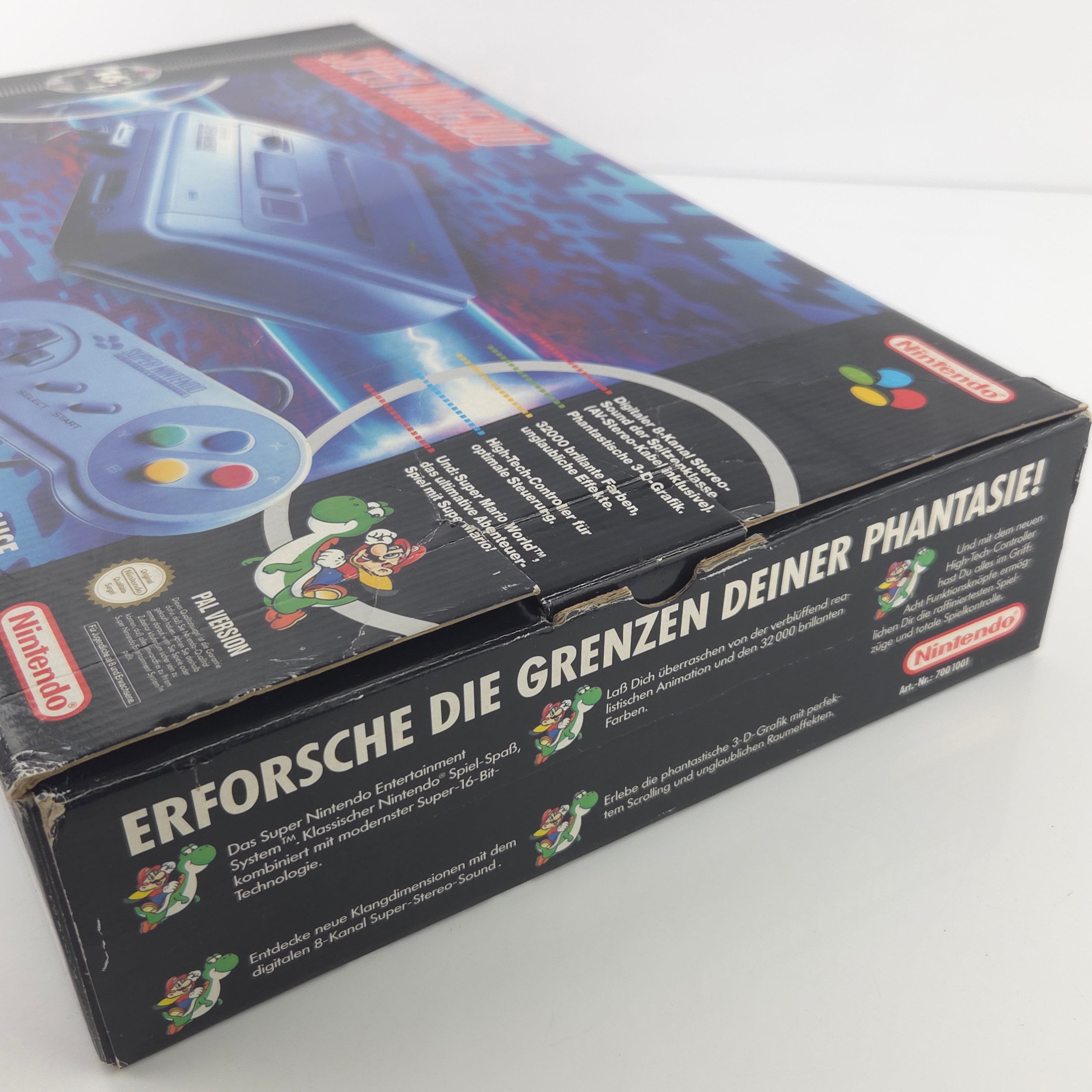 Super Nintendo Konsole Mario World Bundle OVP PAL