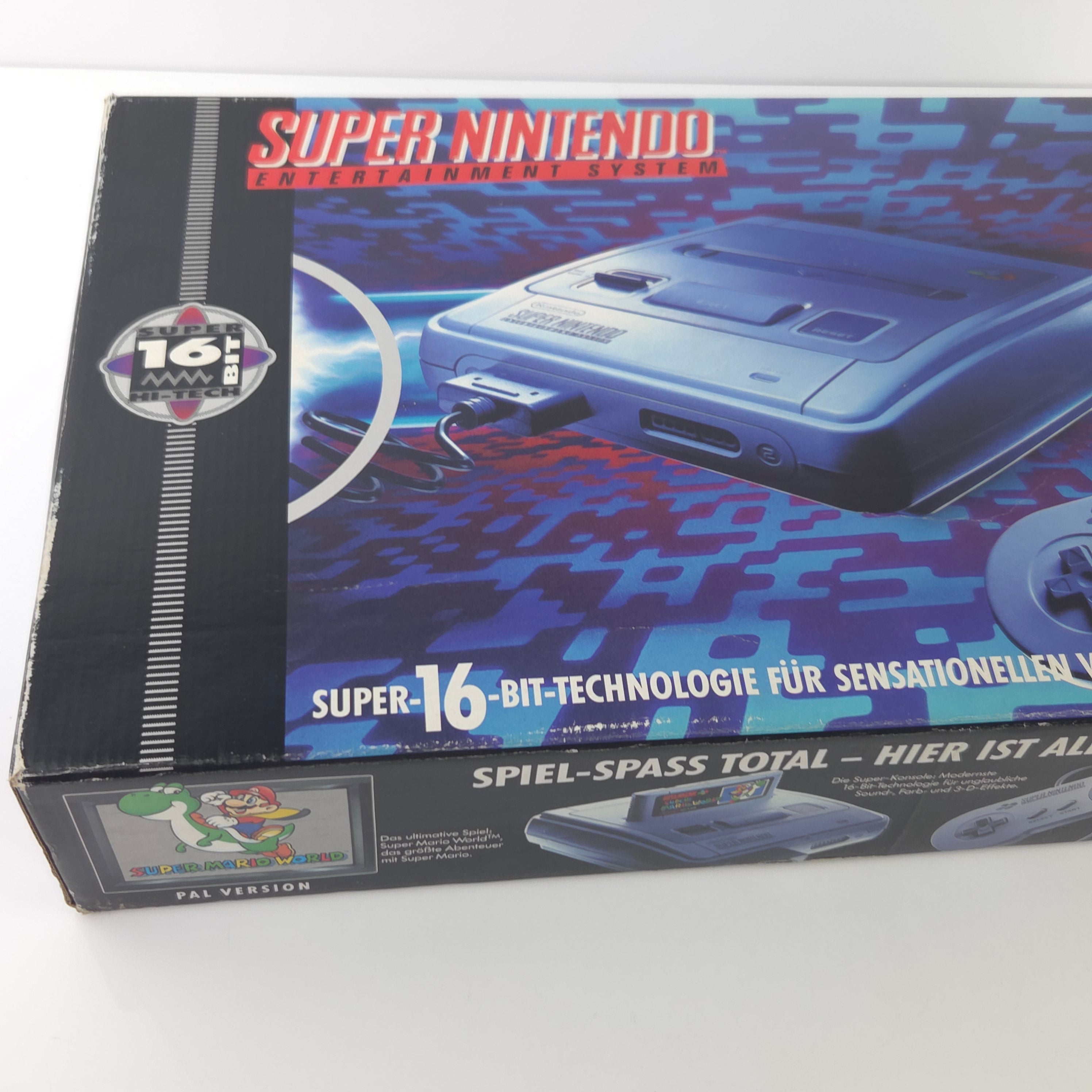 Super Nintendo Konsole Mario World Bundle OVP PAL