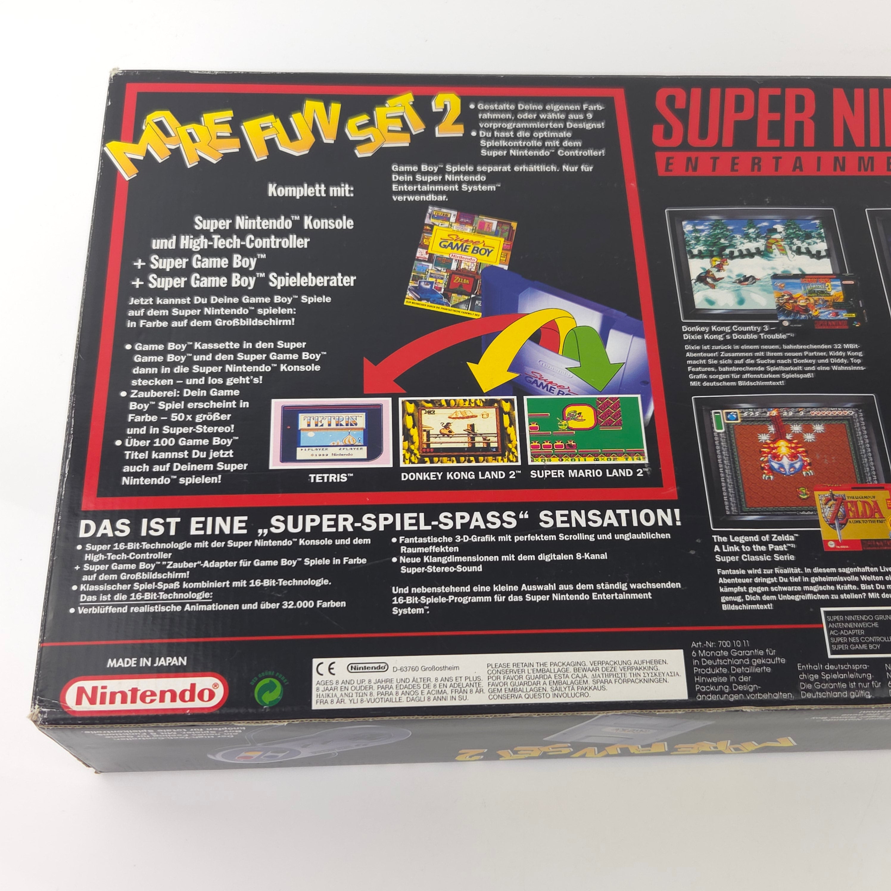 Super Nintendo Konsole More Fun Set PAL NOE